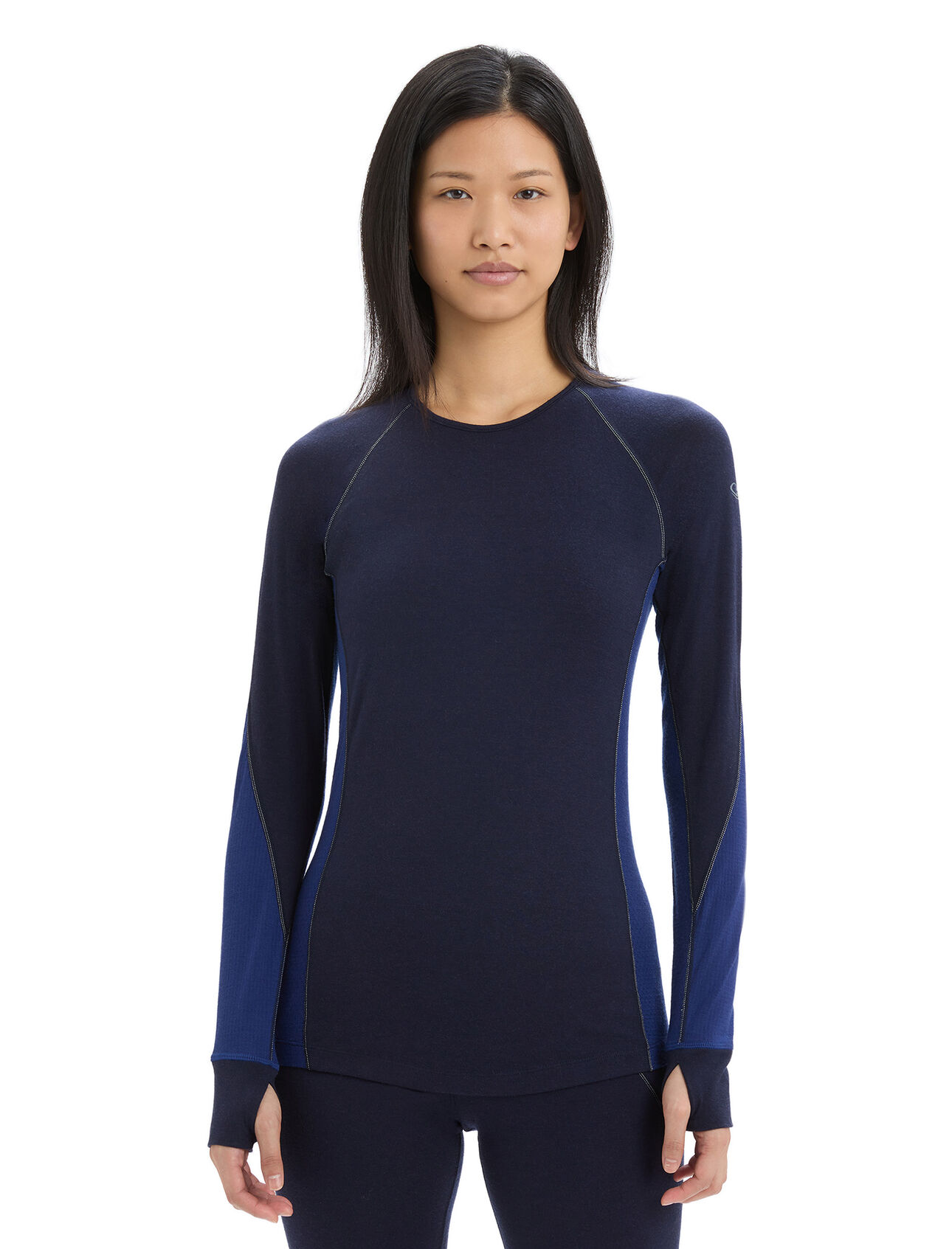 Maglia termica con girocollo e maniche lunghe BodyfitZone™ in lana merino 260 Zone