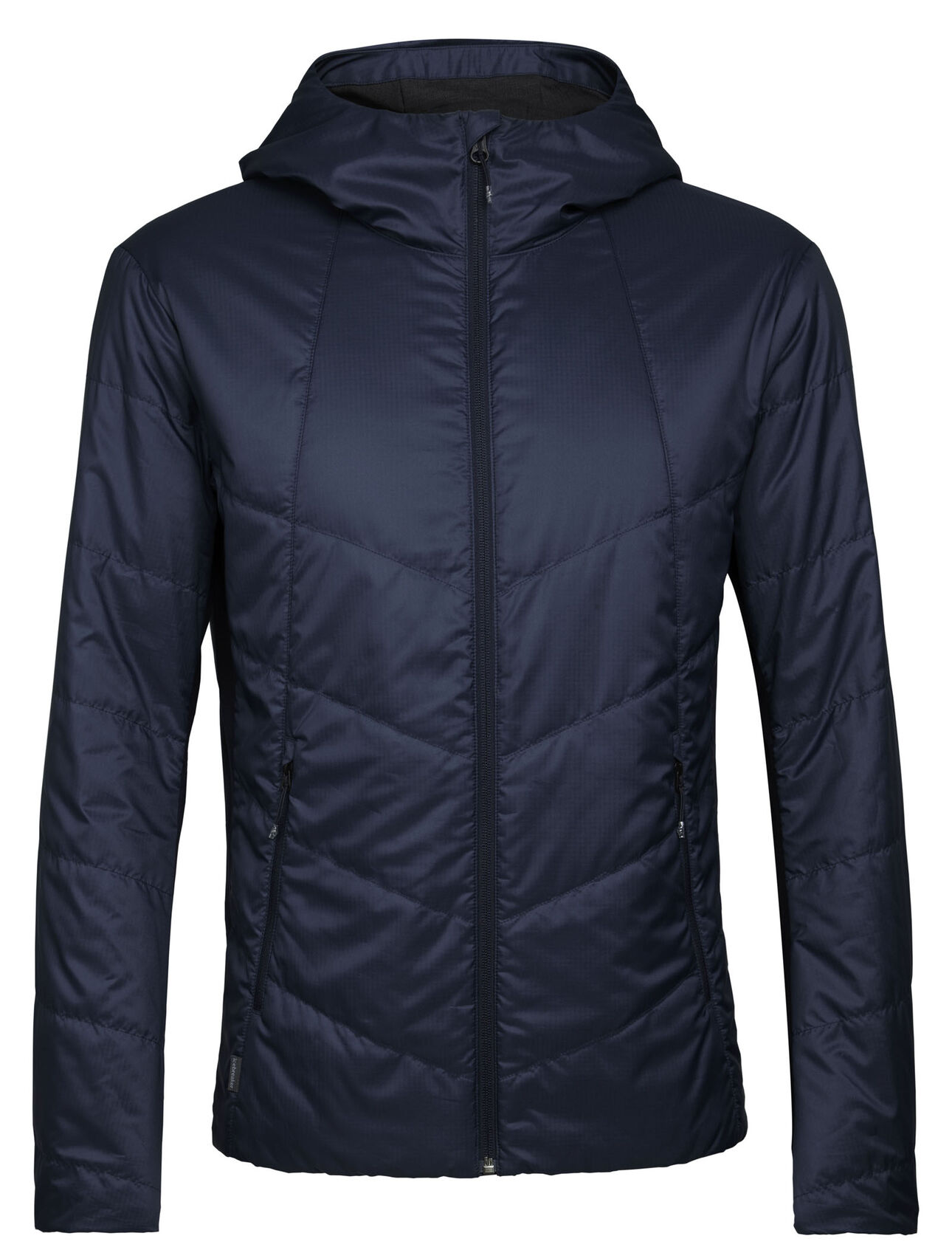 Mens MerinoLoft™ Helix Hooded Jacket A technical puffy made with sustainable merino wool and recycled materials, the Helix Hooded Jacket is a warm winter mid layer for everyday versatility.