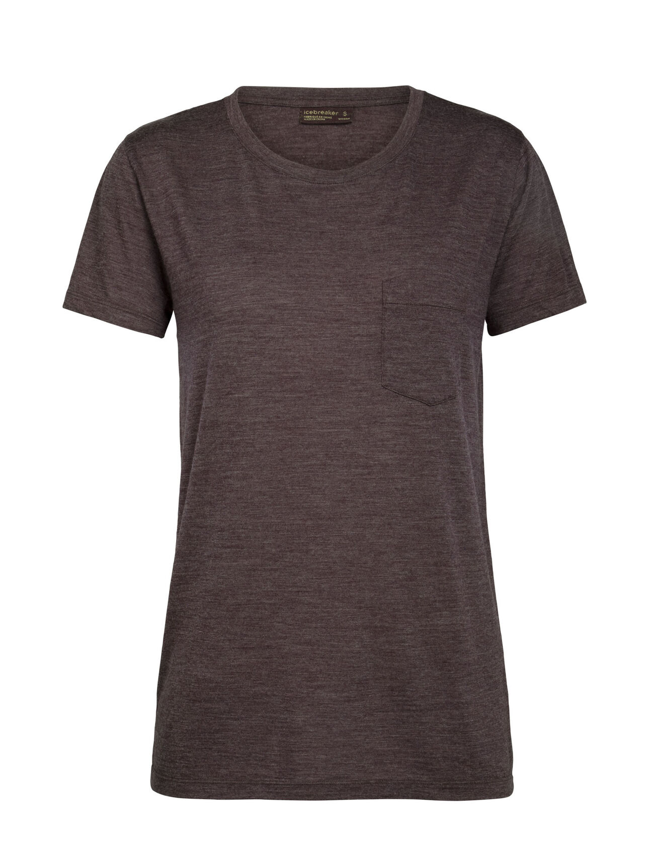 Merino Nature Dye Drayden T-Shirt mit Brusttasche