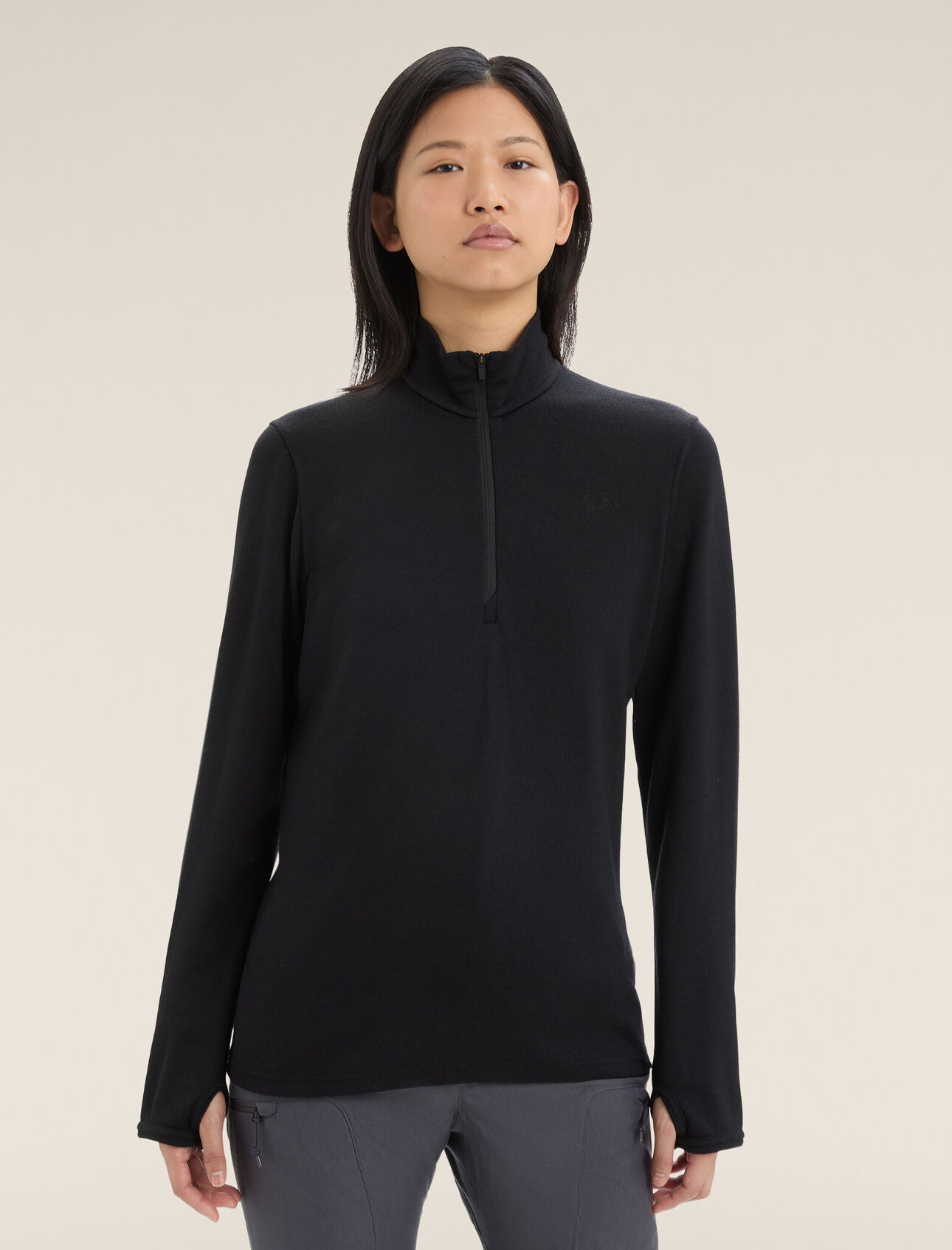 Original Long Sleeve Half Zip Top