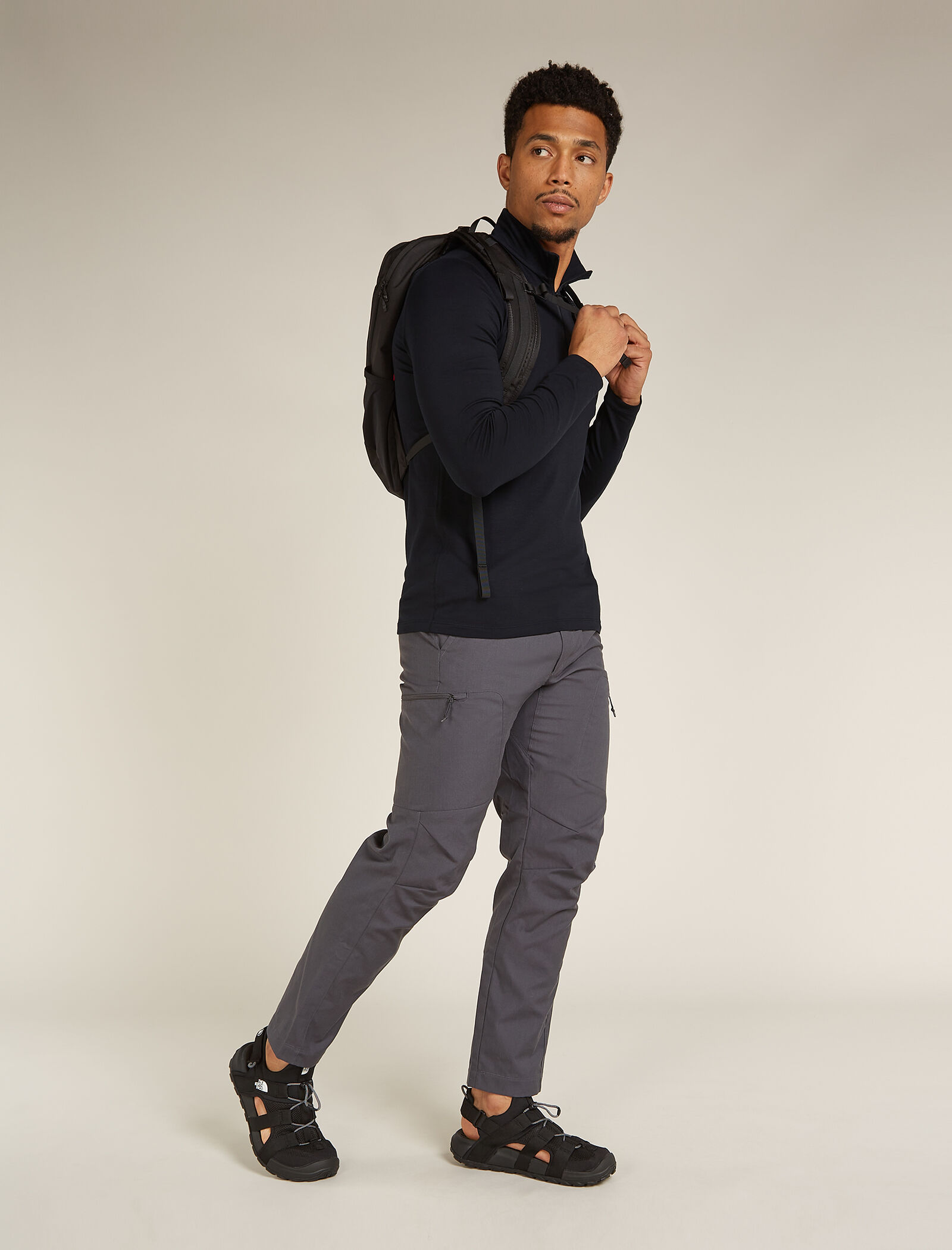 Men's Merino Blend Core Heavyweight Long Sleeve Half Zip Men's Merino Blend Core Heavyweight Long Sleeve Half Zip