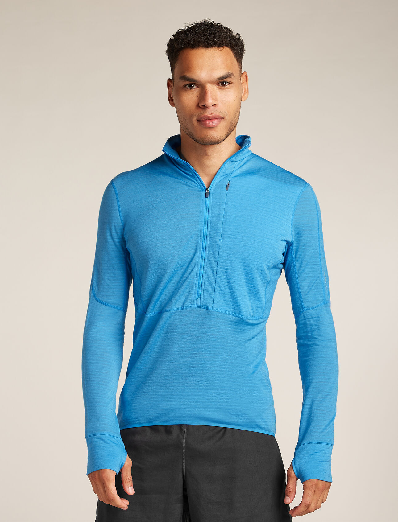 Merino Blend 200 Realfleece™ Descender Long Sleeve Half Zip Jacket