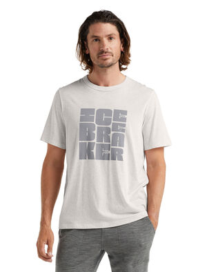 Central T-shirt Type Stack met korte mouwen van merinowol