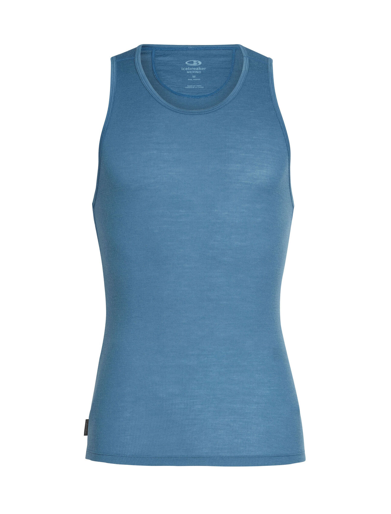 Mens Merino Anatomica Rib Tank Underwear Top Icebreaker
