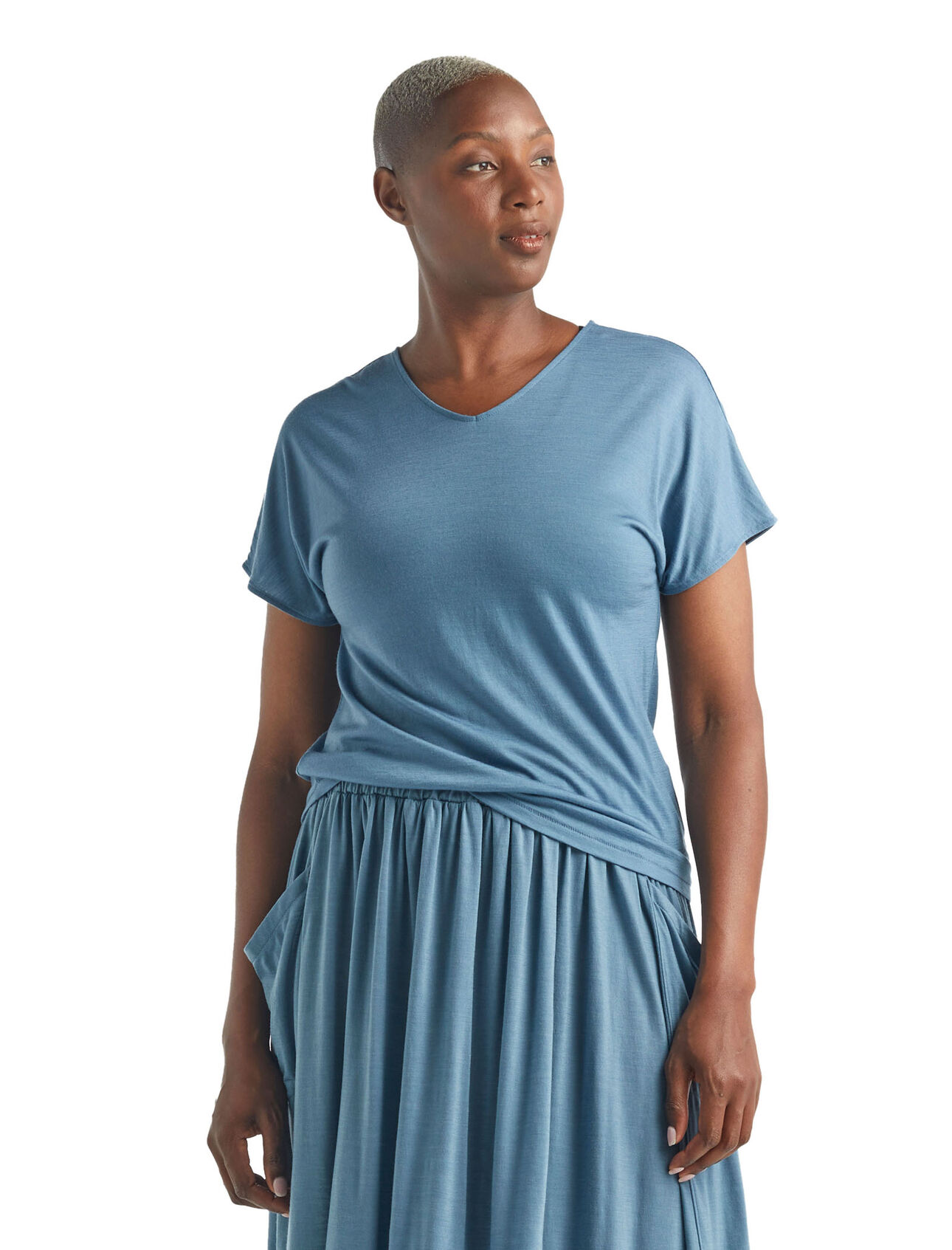 Cool-Lite™ omkeerbaar T-shirt met korte mouwen van merinowol