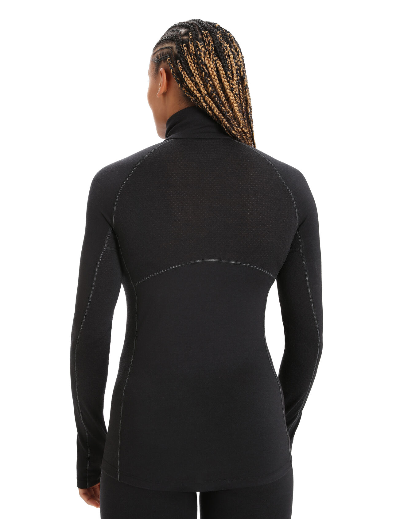 Bodyfitzone Merino 200 Zone Thermal Long Sleeve Half Zip Top Icebreaker