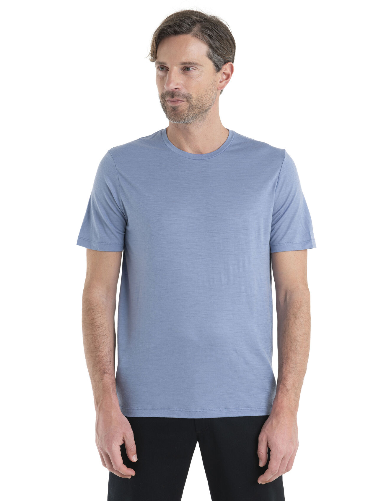  Merino.tech Camiseta de lana merino para hombre, 100