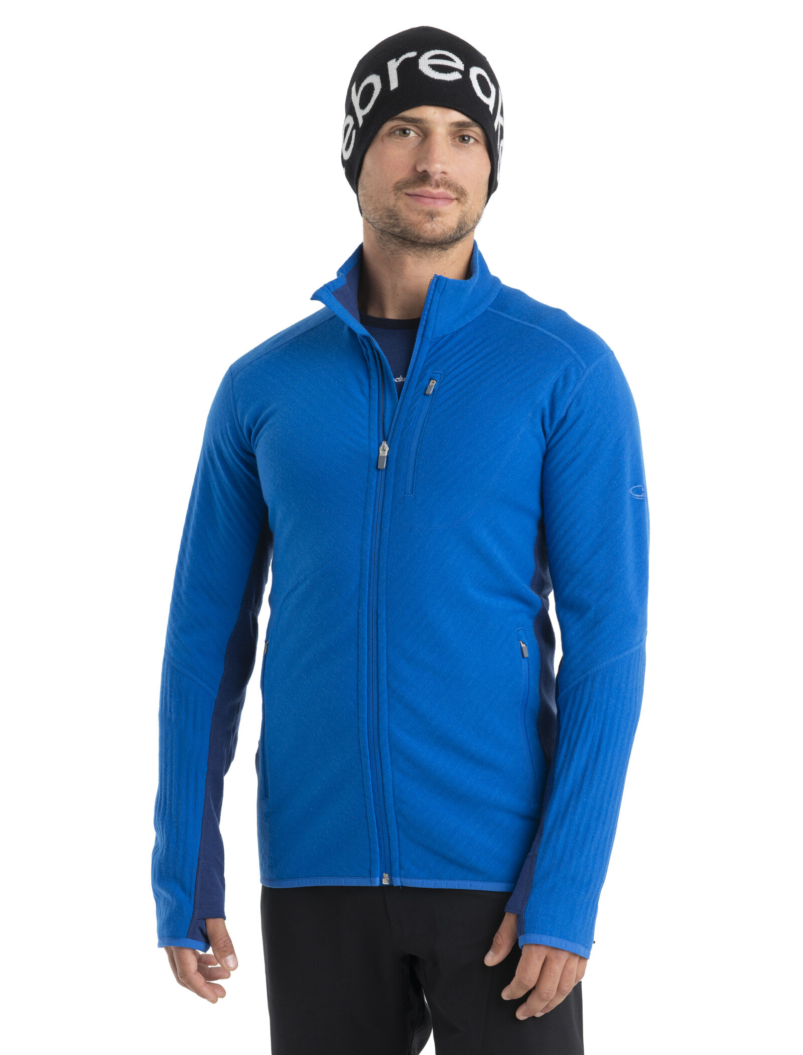 Icebreaker descender long sleeve zip hood hotsell