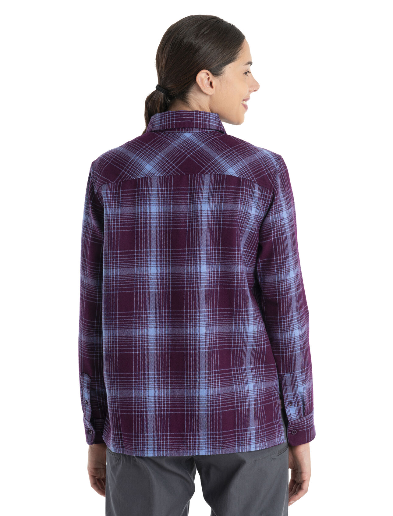 Merino 200 Dawnder Long Sleeve Flannel Shirt Plaid - Icebreaker (US)
