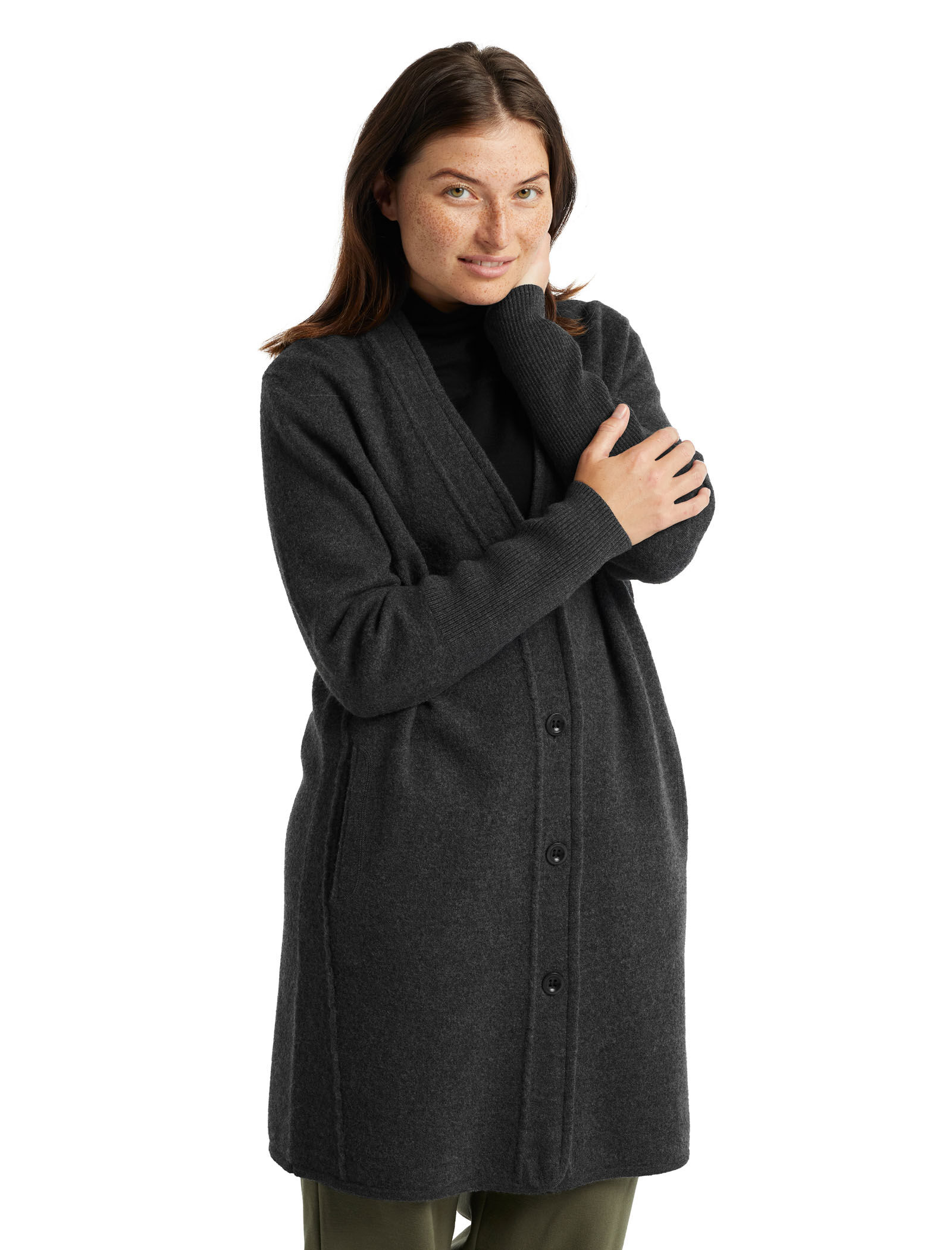 Icebreaker merino cardigan new arrivals