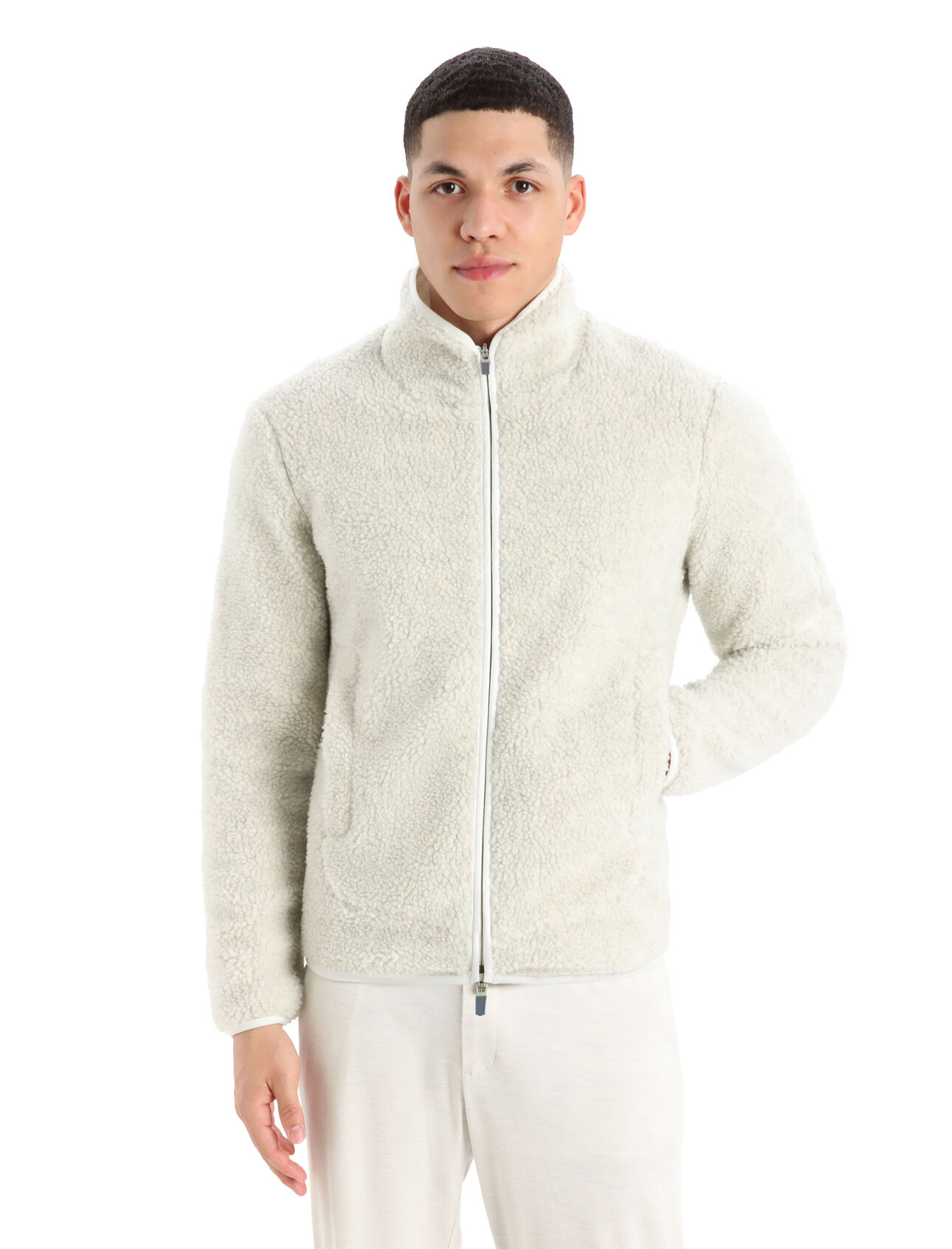 Men's RealFleece™ Merino High Pile Long Sleeve Zip Jacket