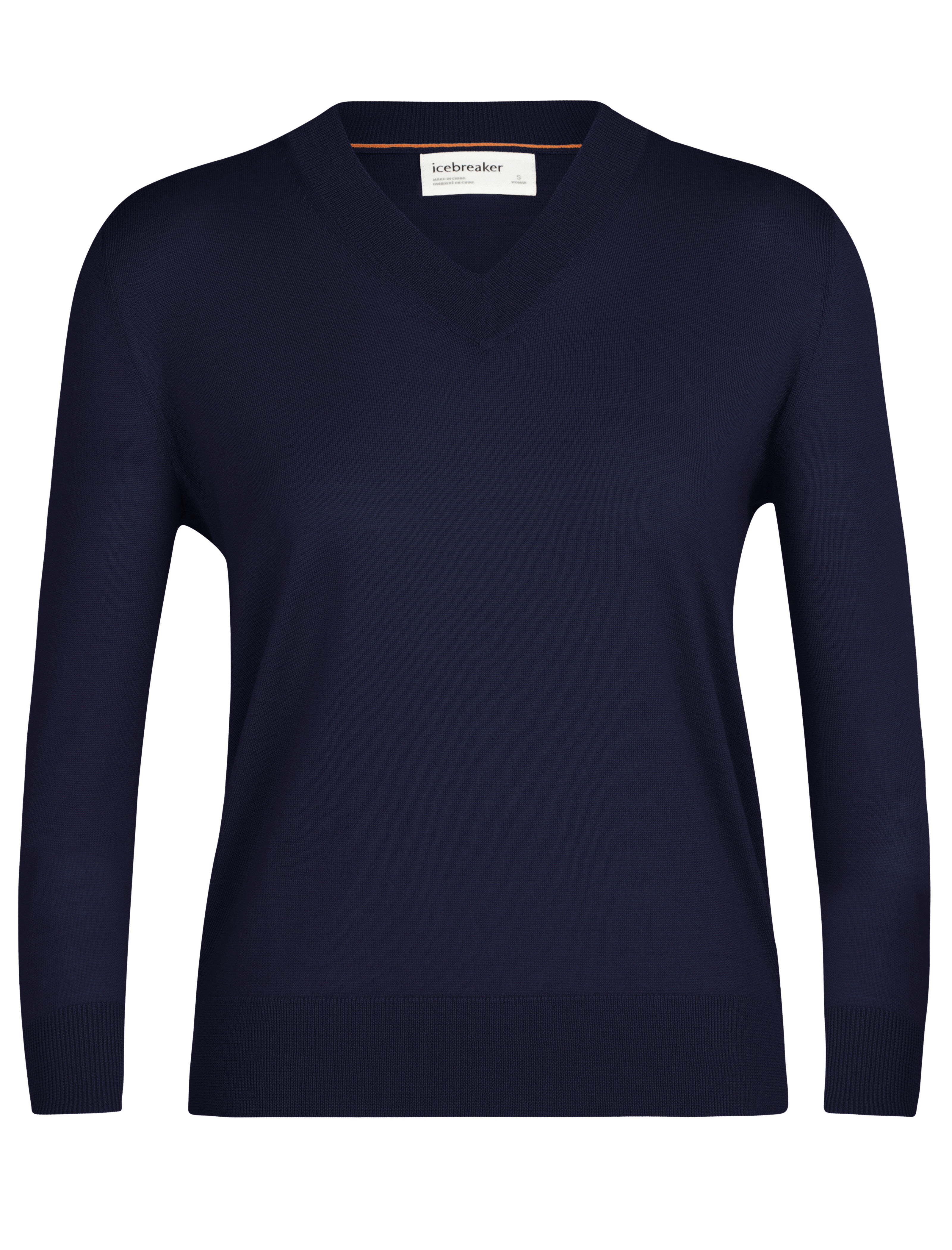 Merino Wilcox Long Sleeve V Neck Sweater Icebreaker EU