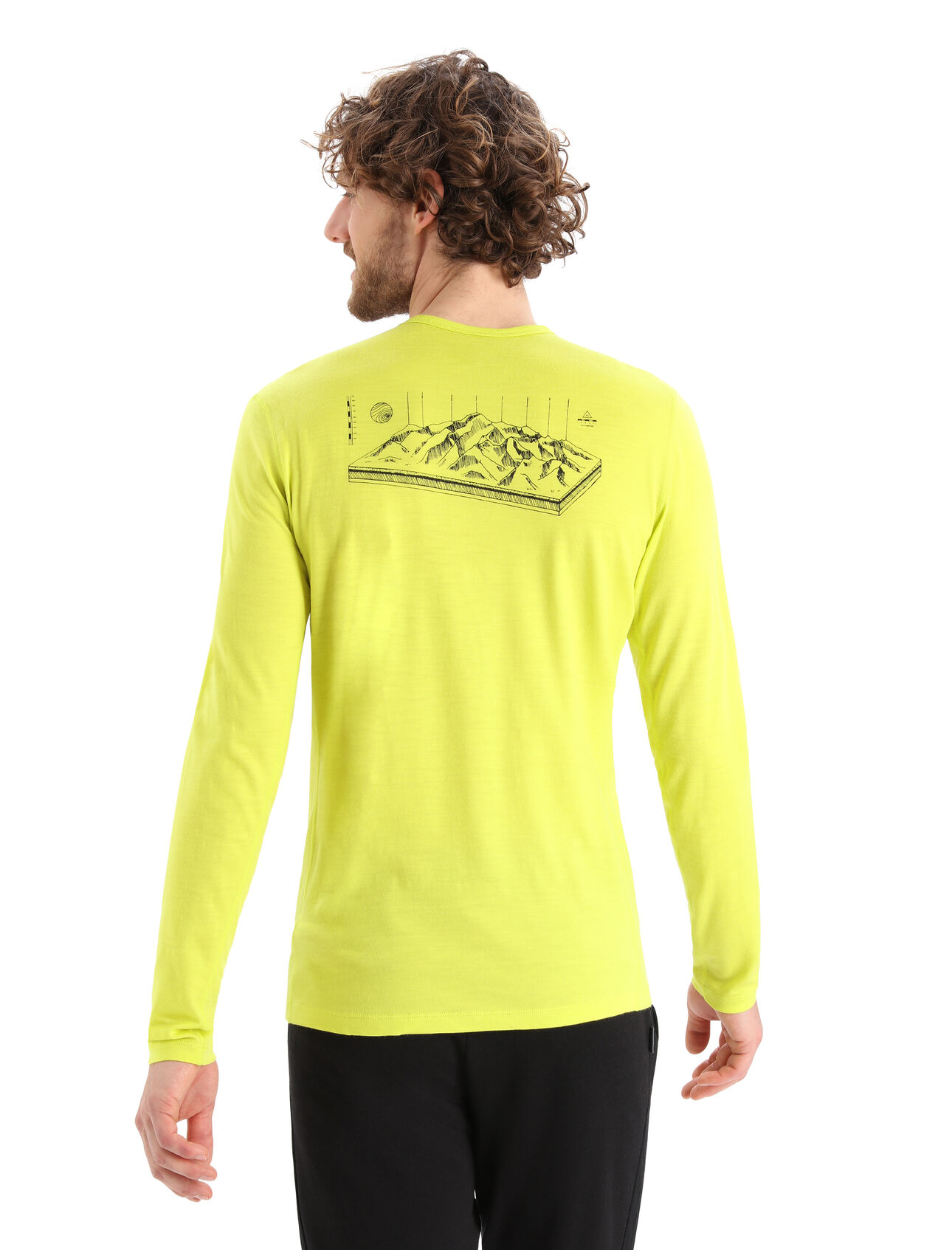 Mens Merino 200 Oasis Long Sleeve Crewe Thermal Top Alps 3D The benchmark against which all others are judged, the 200 Oasis Long Sleeve Crewe Alps 3D features our most versatile merino jersey fabric for year-round layering performance across any activity, with a hand-drawn mountain sketch for added style.