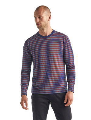 Merino 150 Long Sleeve Crewe Stripe T-Shirt