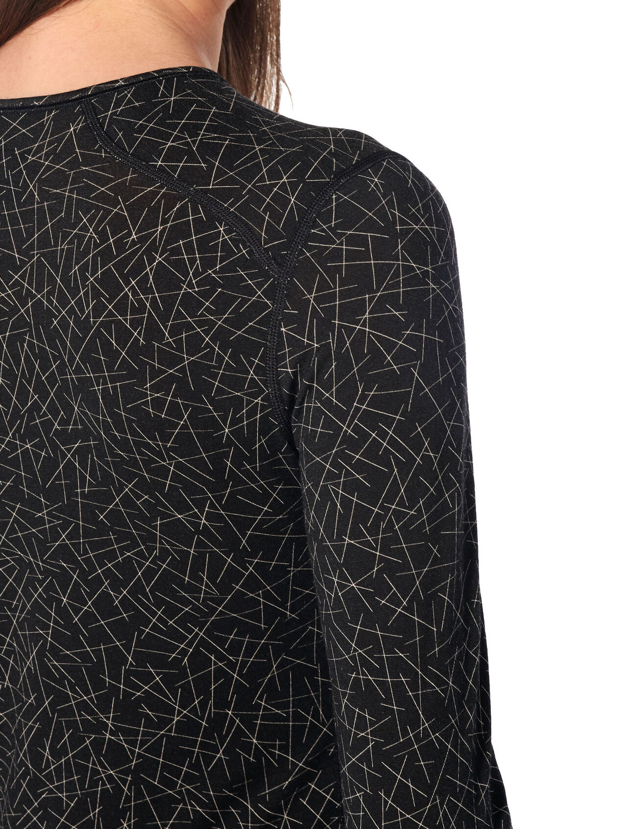 Women S Merino 200 Oasis Long Sleeve Crewe Sky Paths