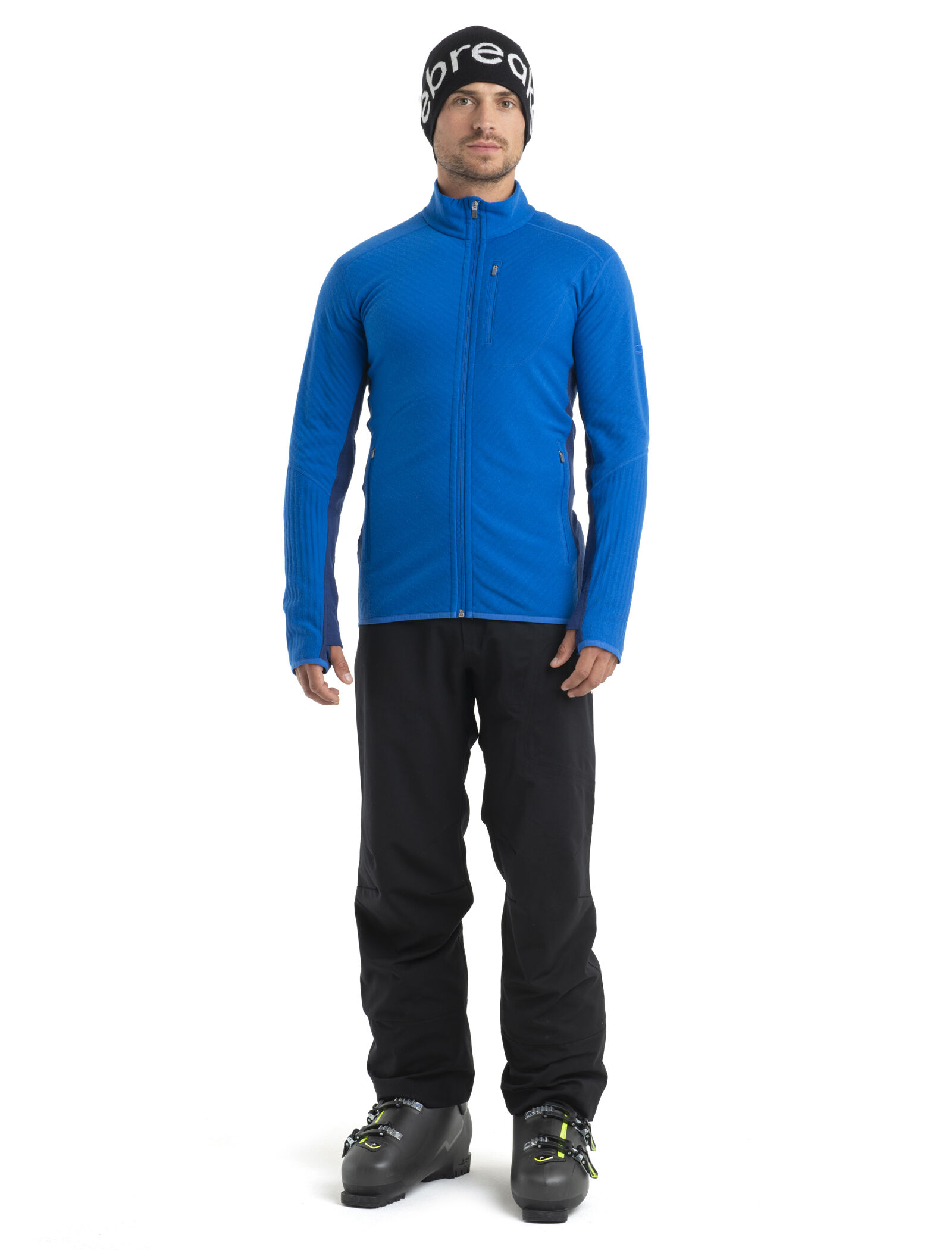 RealFleece Merino Descender Long Sleeve Zip Jacket Icebreaker US