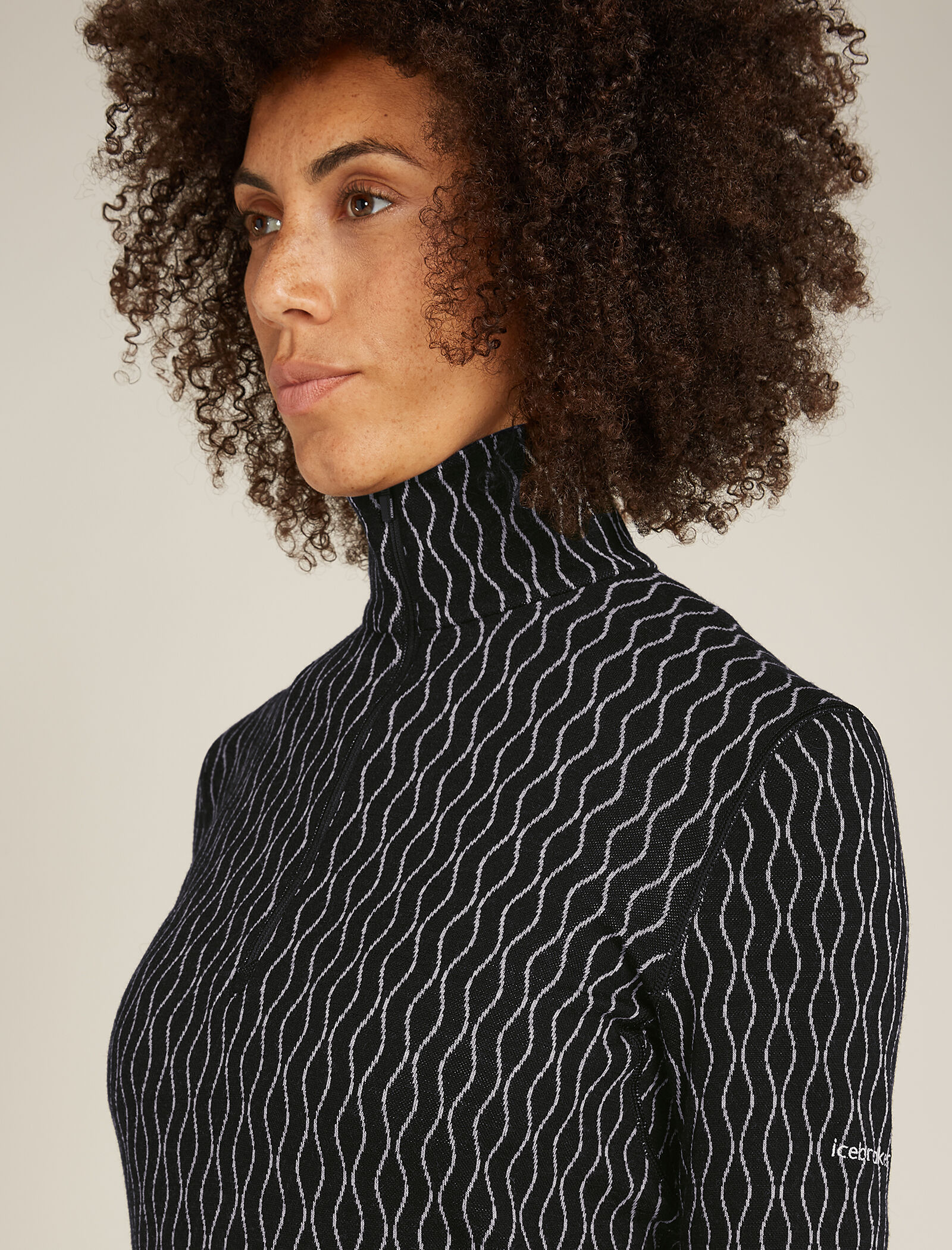 Women s Merino 260 Vertex Long Sleeve Half Zip Thermal Top On Piste