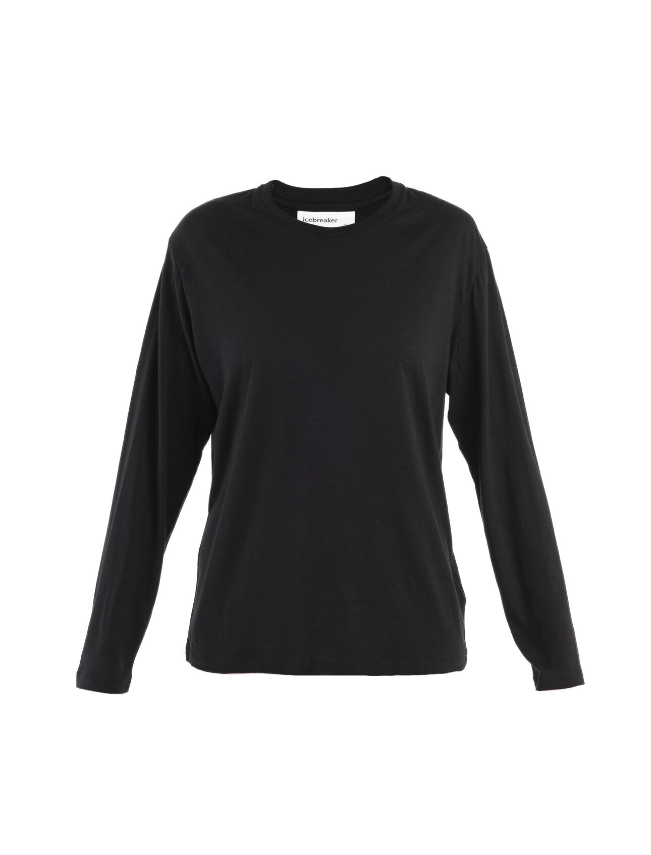 150 T-shirt met lange mouwen en ronde hals van merinowol