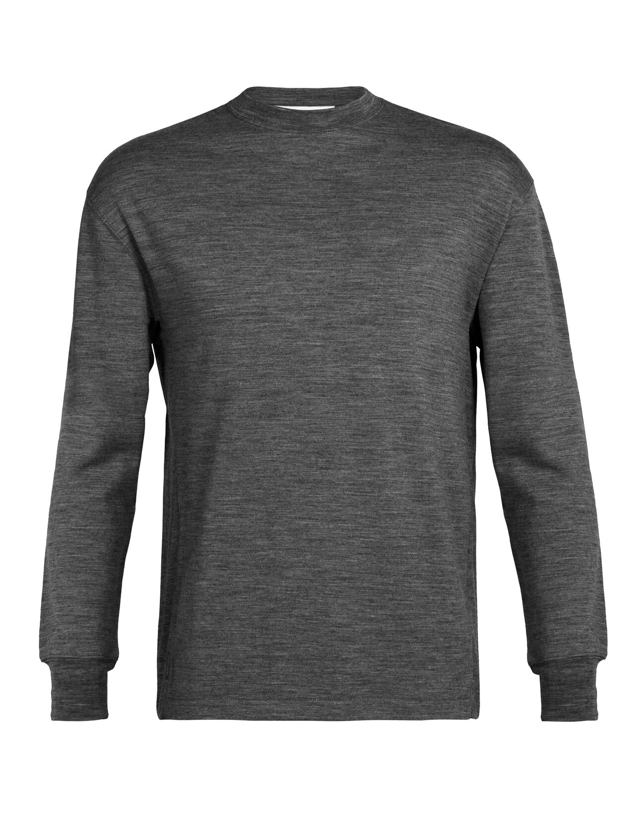 Mens Merino Dalston Terry Long Sleeve Sweatshirt An everyday sweatshirt with added style details designed to be worn alone or layered for casual comfort, the Dalston Terry Long Sleeve Sweatshirt features a soft and breathable, 100% merino wool body.