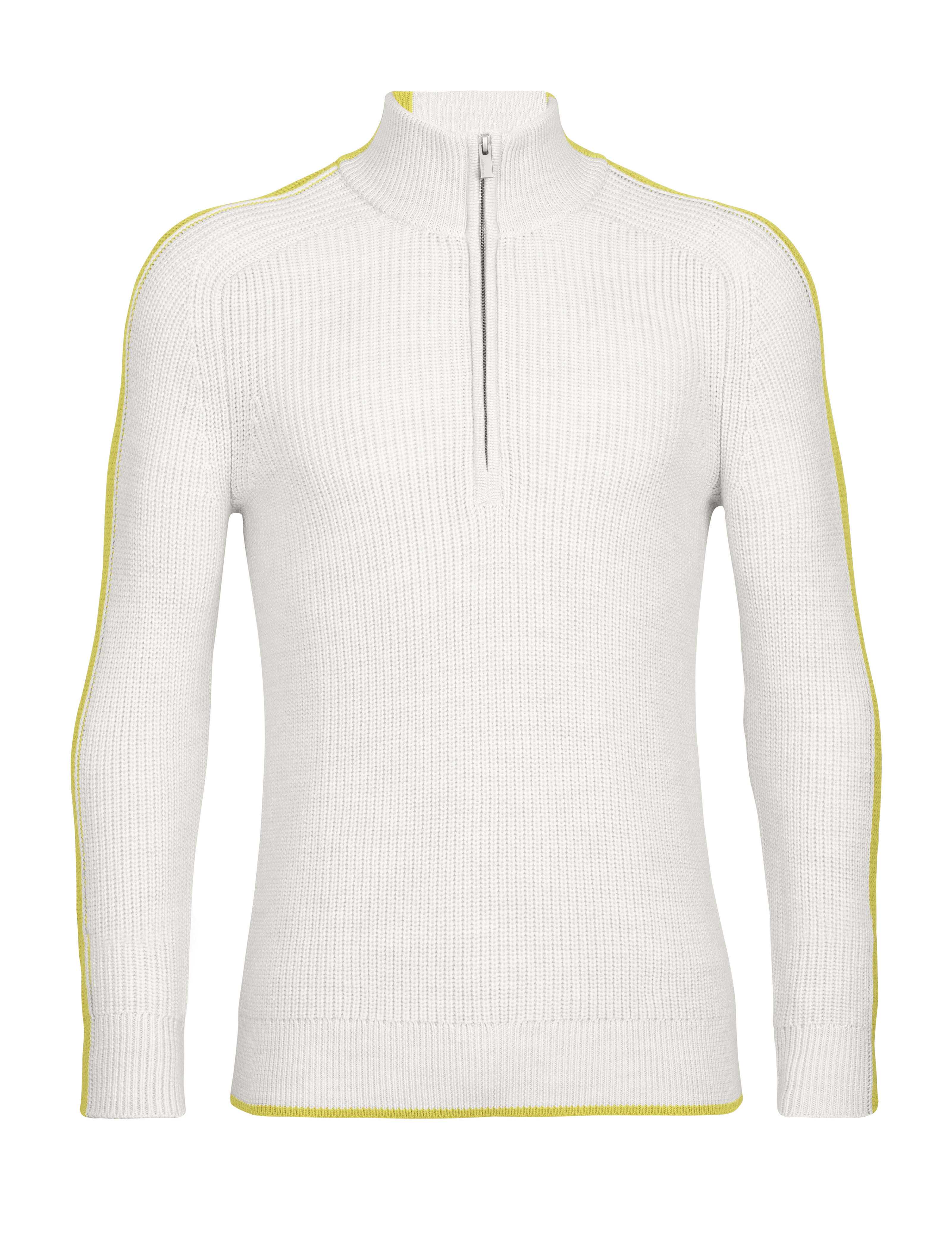 Mens white half best sale zip sweater