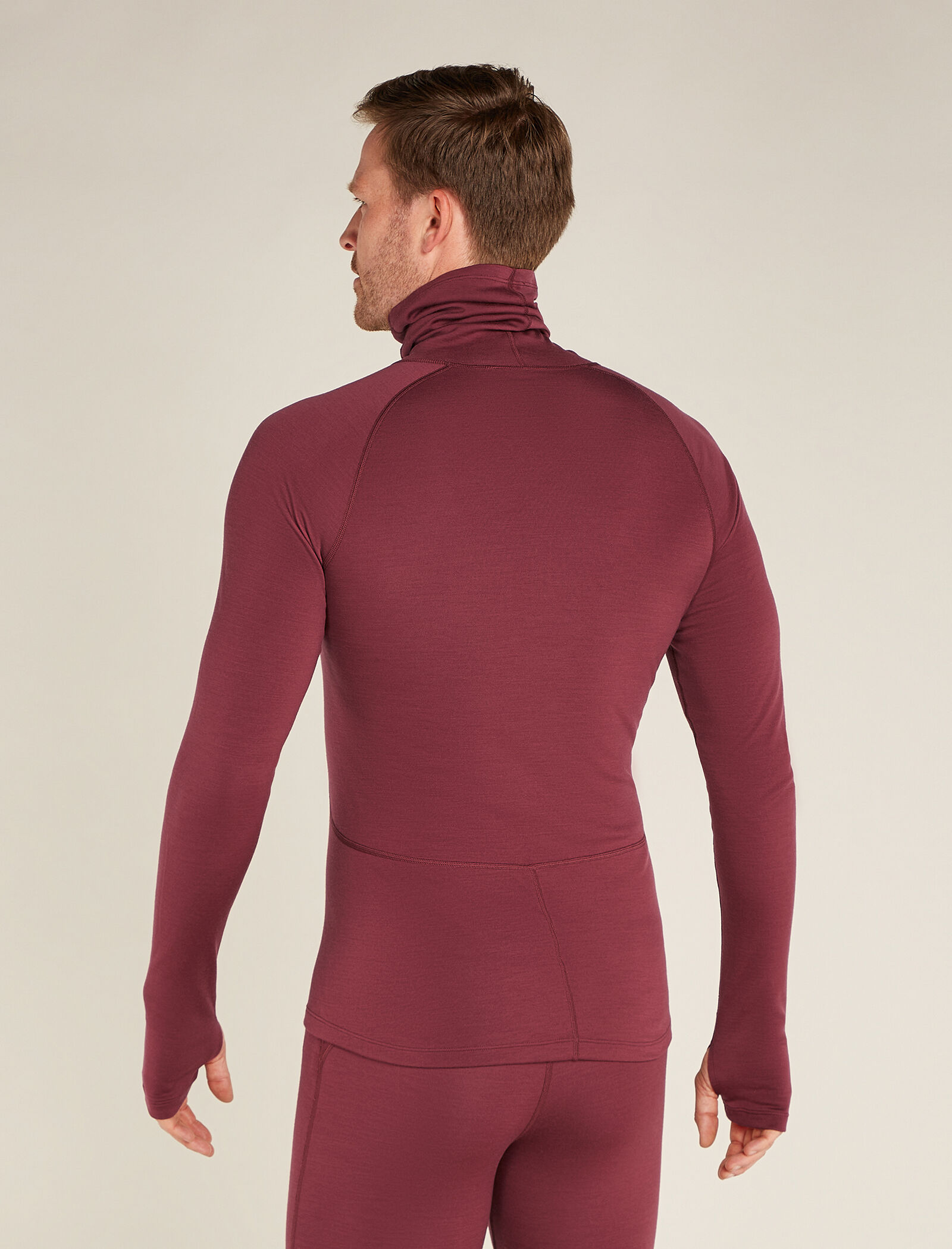 Roll neck long sleeve top mens on sale
