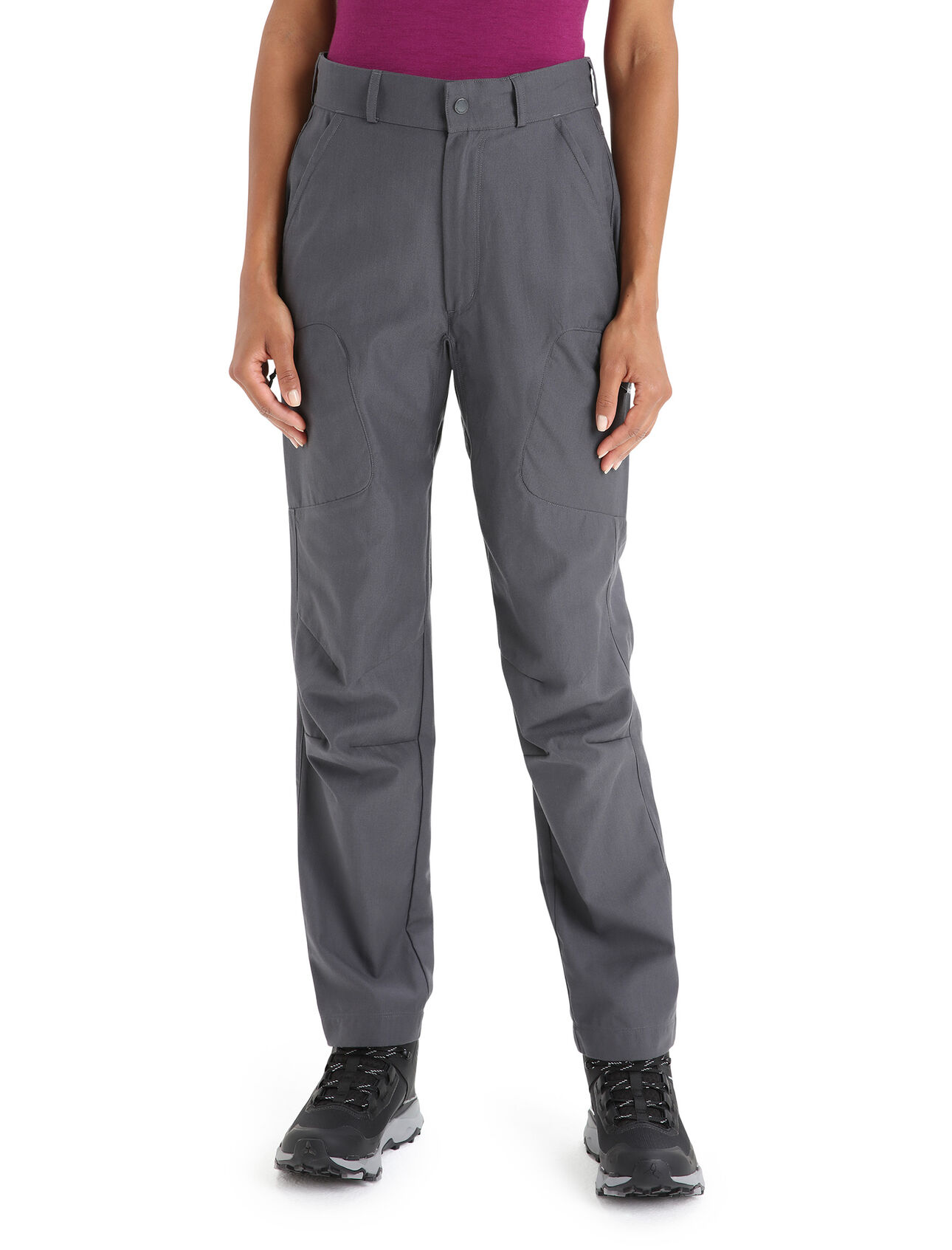 Womens Merino Hike Pants A durable and dependable mountain pant made from a unique blend of merino wool and organically grown cotton, the Hike Pants are perfect for mountain adventures of all kinds. 