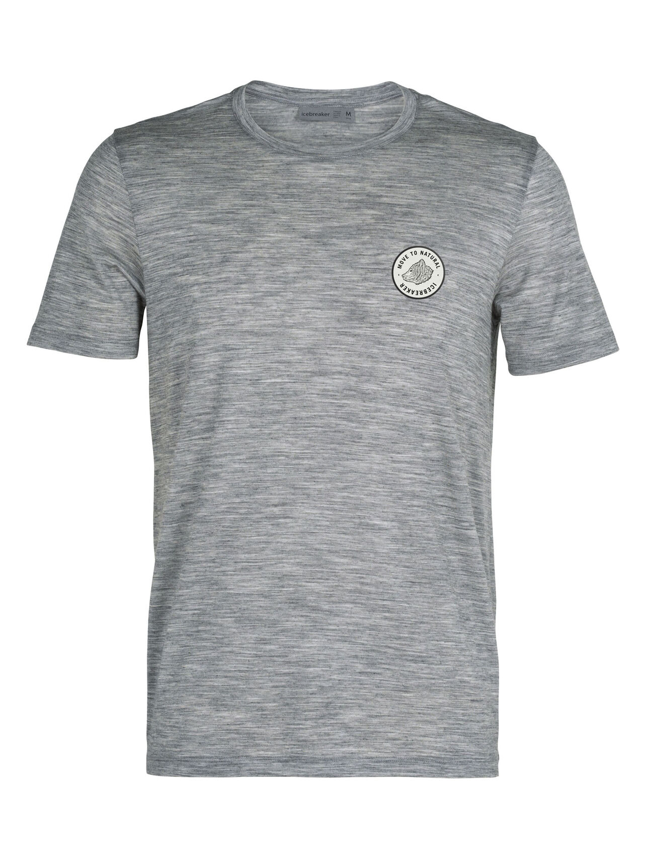 T-shirt in lana merino Tech Lite Short Sleeve Crewe Move to Natural