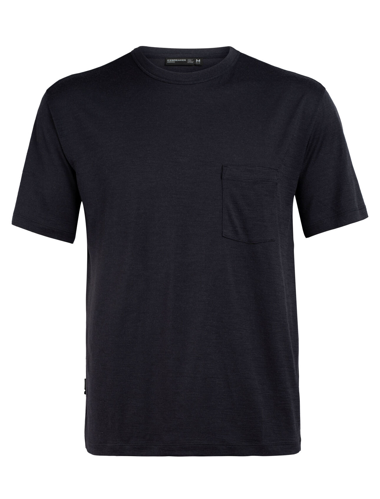 Tech Lite Laid-Back T-shirt met korte mouwen, borstzakje en ronde hals