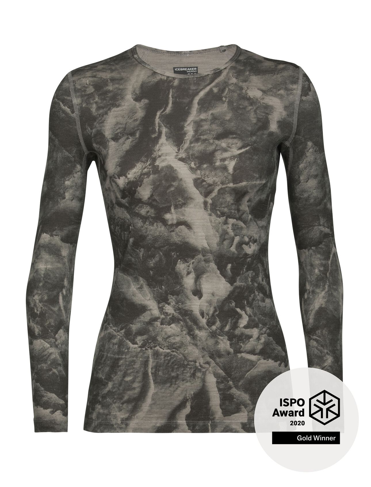 Nature Dye Merino 200 Oasis Long Sleeve Crewe Thermal Top IB Glacier