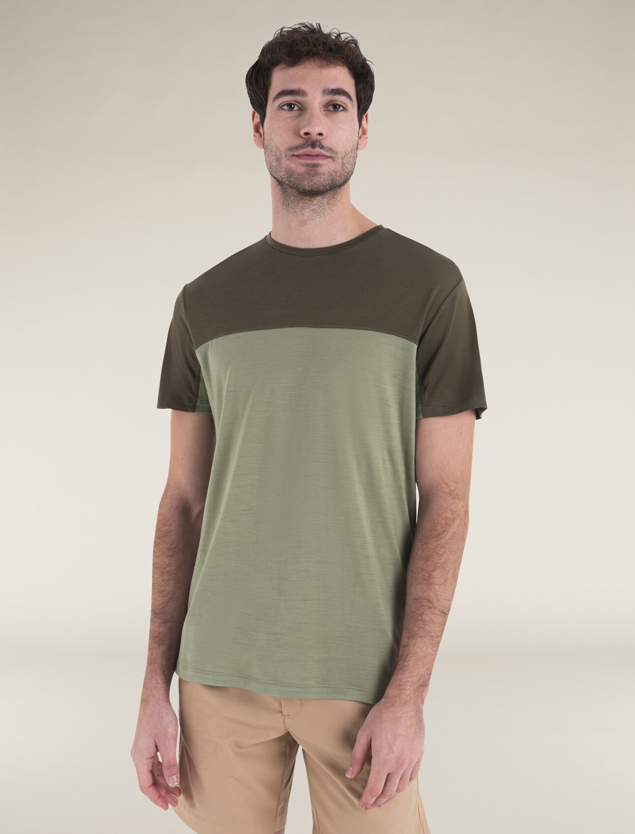 T-shirt mélange mérinos 125 Cool-Lite™ Sphere Colour Block