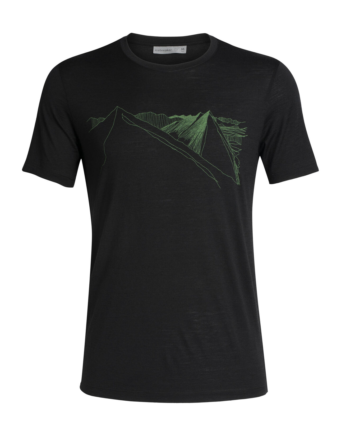 Tech Lite T-shirt Peak in Reach met korte mouwen en ronde hals van merinowol
