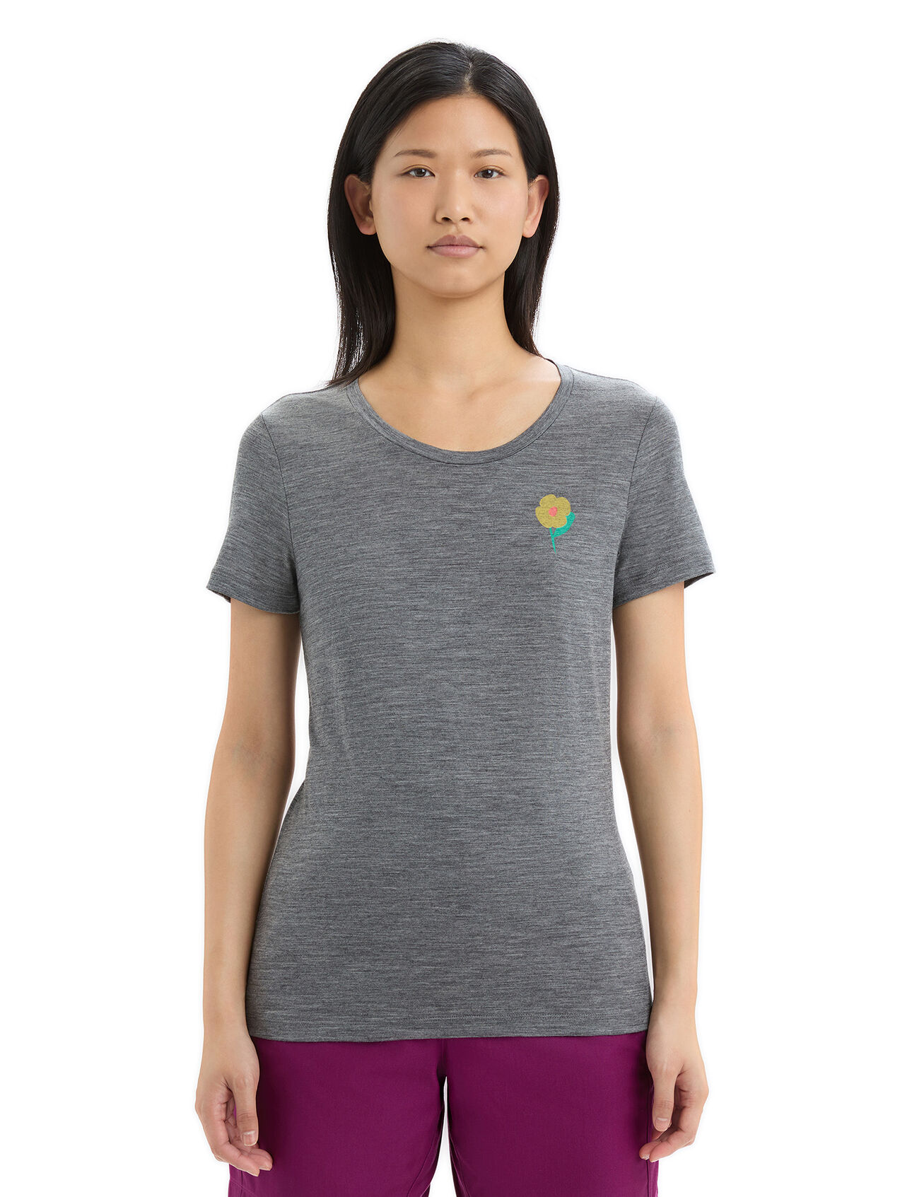 Womens Merino Tech Lite II Short Sleeve T-Shirt Springtime Flowers Our versatile tech tee that provides comfort, breathability and natural odour-resistance for any adventure you can think of, the Tech Lite II Short Sleeve Tee Springtime Flowers features 100% merino for all-natural performance. The original artwork by Antra Svarcs features an block-print style graphic of the beautiful blooms of springtime.
