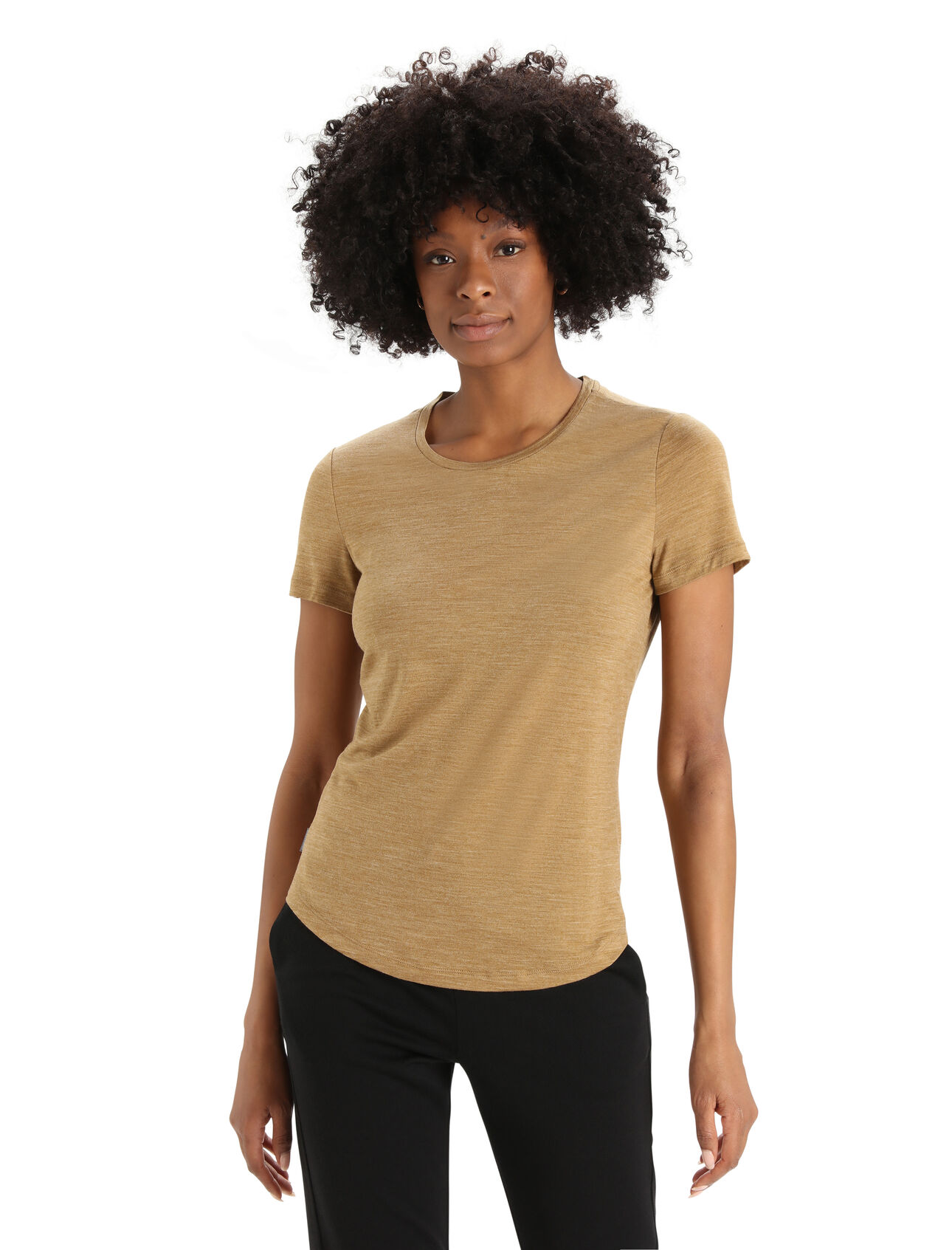 Womens Merino Sphere II Short Sleeve T-Shirt A soft merino-blend tee made with our lightweight Cool-Lite™ jersey fabric, the Sphere II Short Sleeve Tee provides natural breathability, odor resistance and comfort.