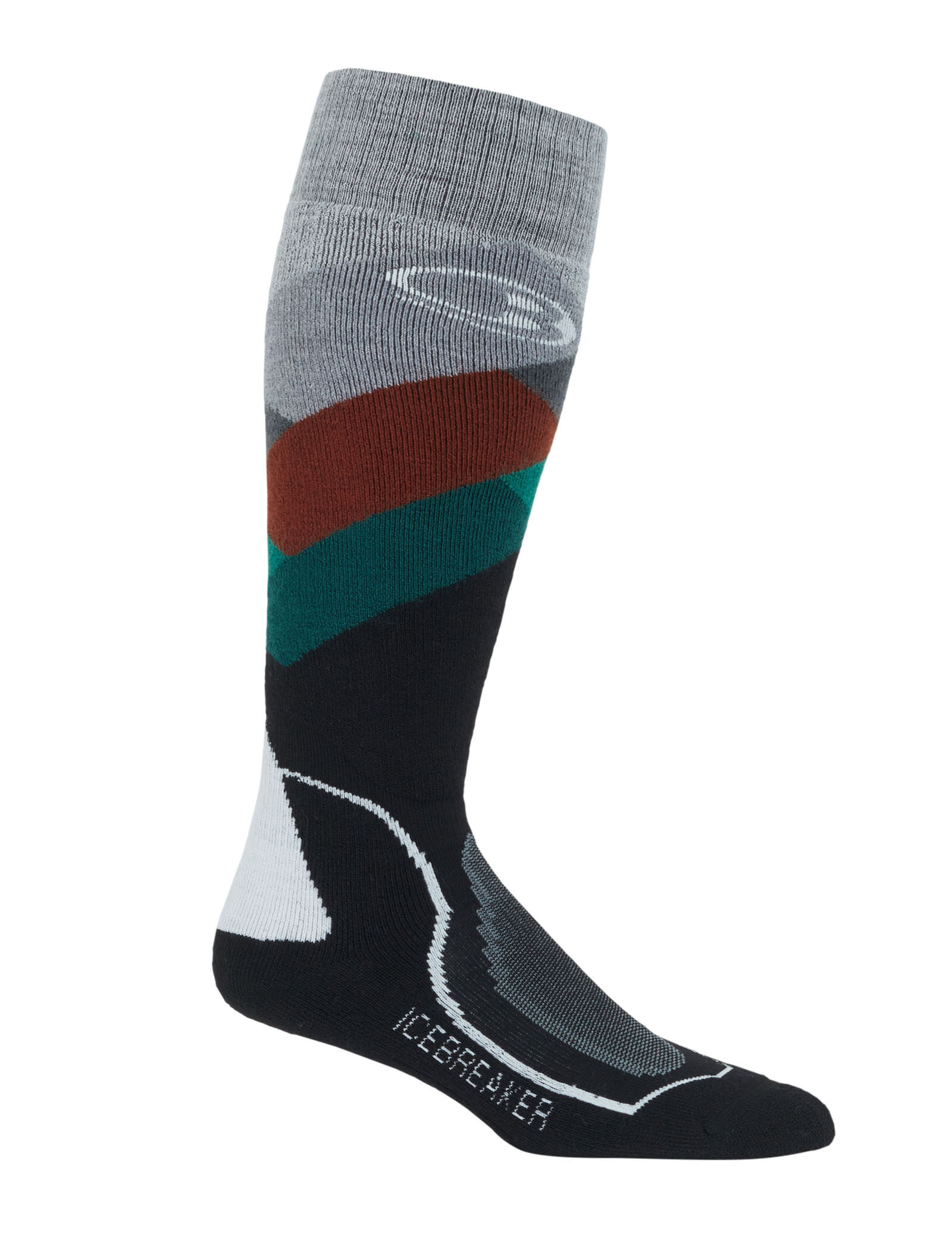 icebreaker Herren Over The Calf Medium Cushion Wool Ski Socks For Men Socken 