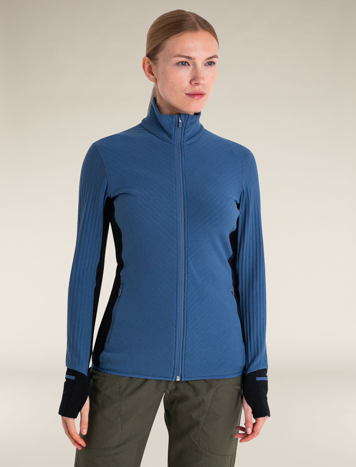 Icebreaker descender long sleeve zip hood hotsell