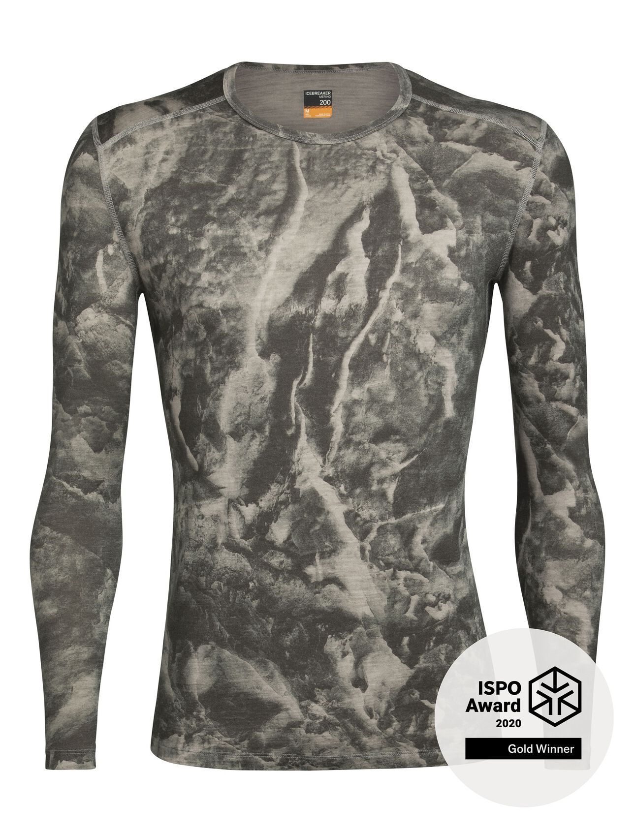 Merino Nature Dye 200 Oasis Langarmshirt Glacier