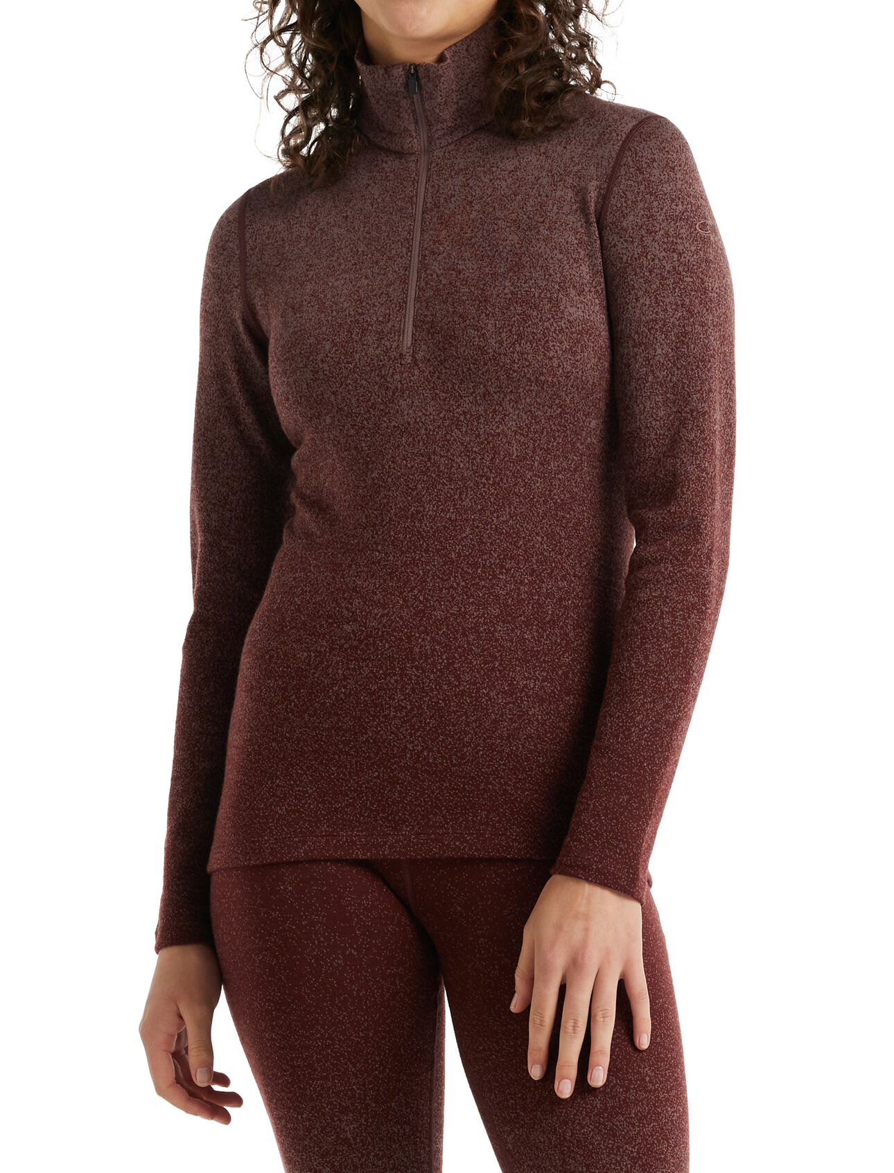 Women's Merino 250 Vertex Long Sleeve Half Zip Thermal Top Into the Deep