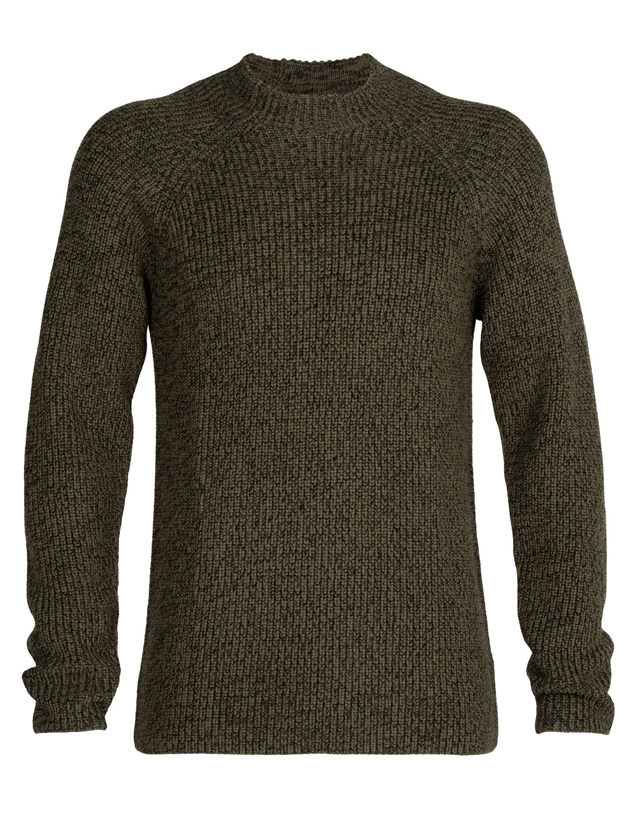 Merino Hillock Pullover mit Trichterkragen