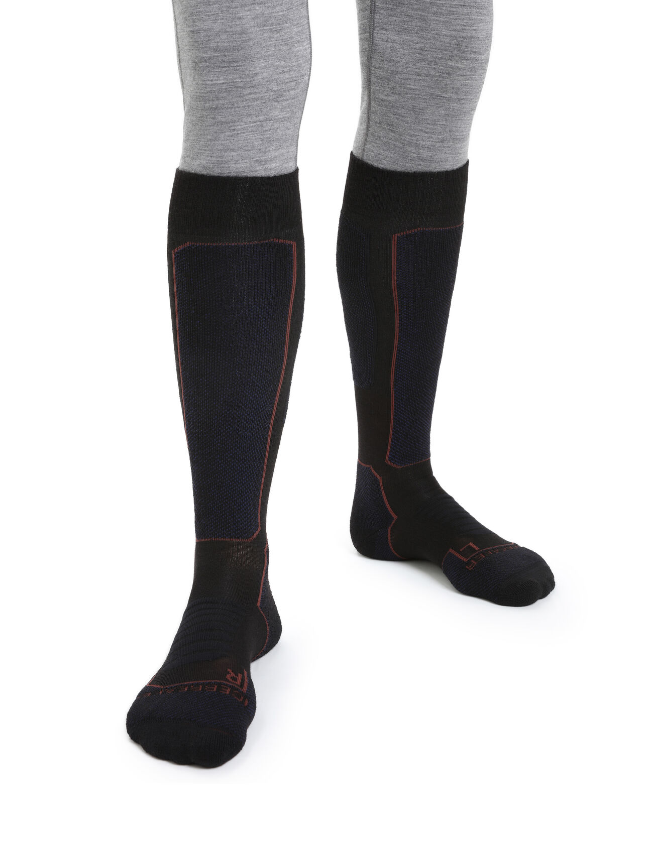 Men's Merino Ski+ Medium Over the Calf Socks