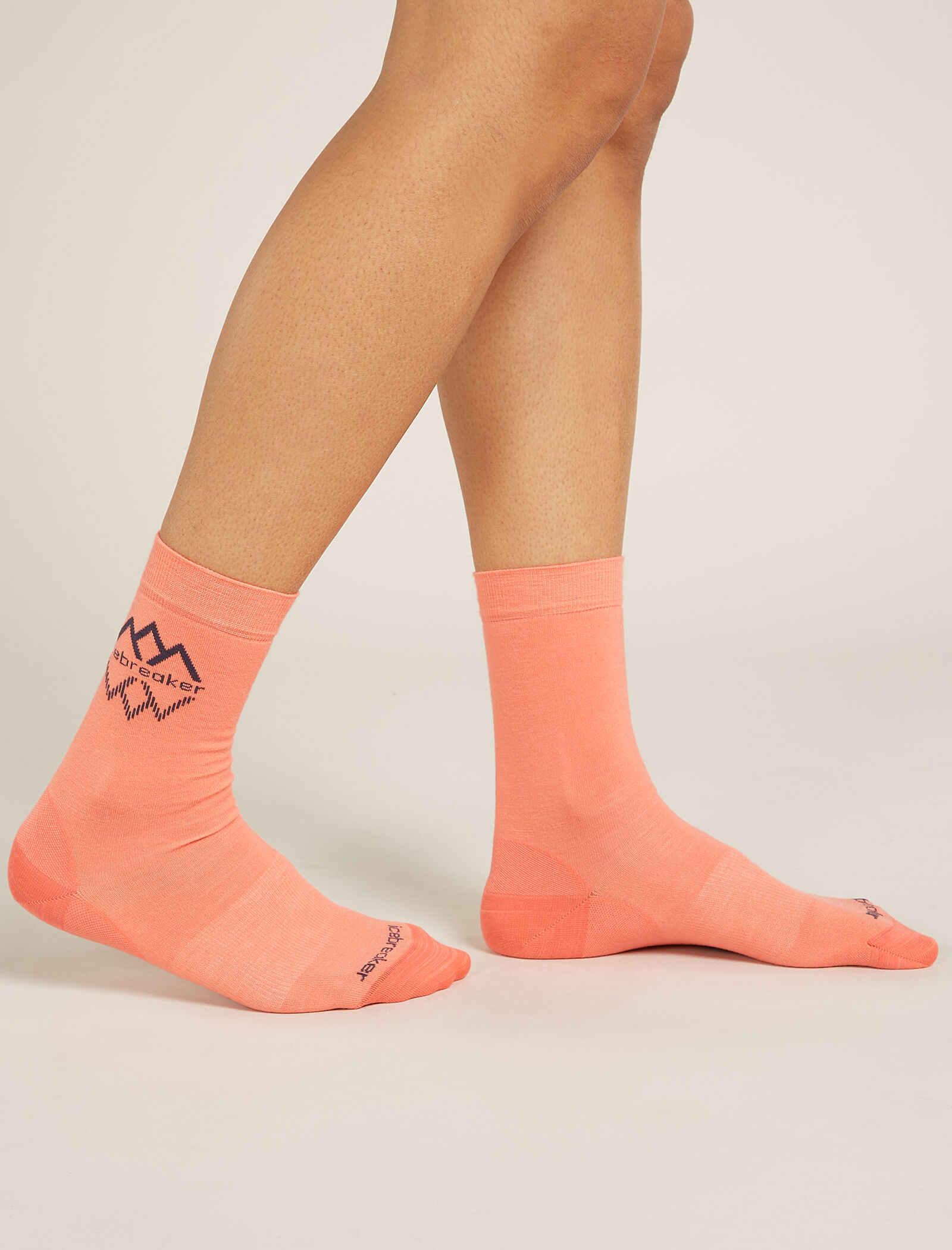 Mujer Calcetines Merino Lifestyle Fine Gauge Crew IB Logo Reflections icebreaker