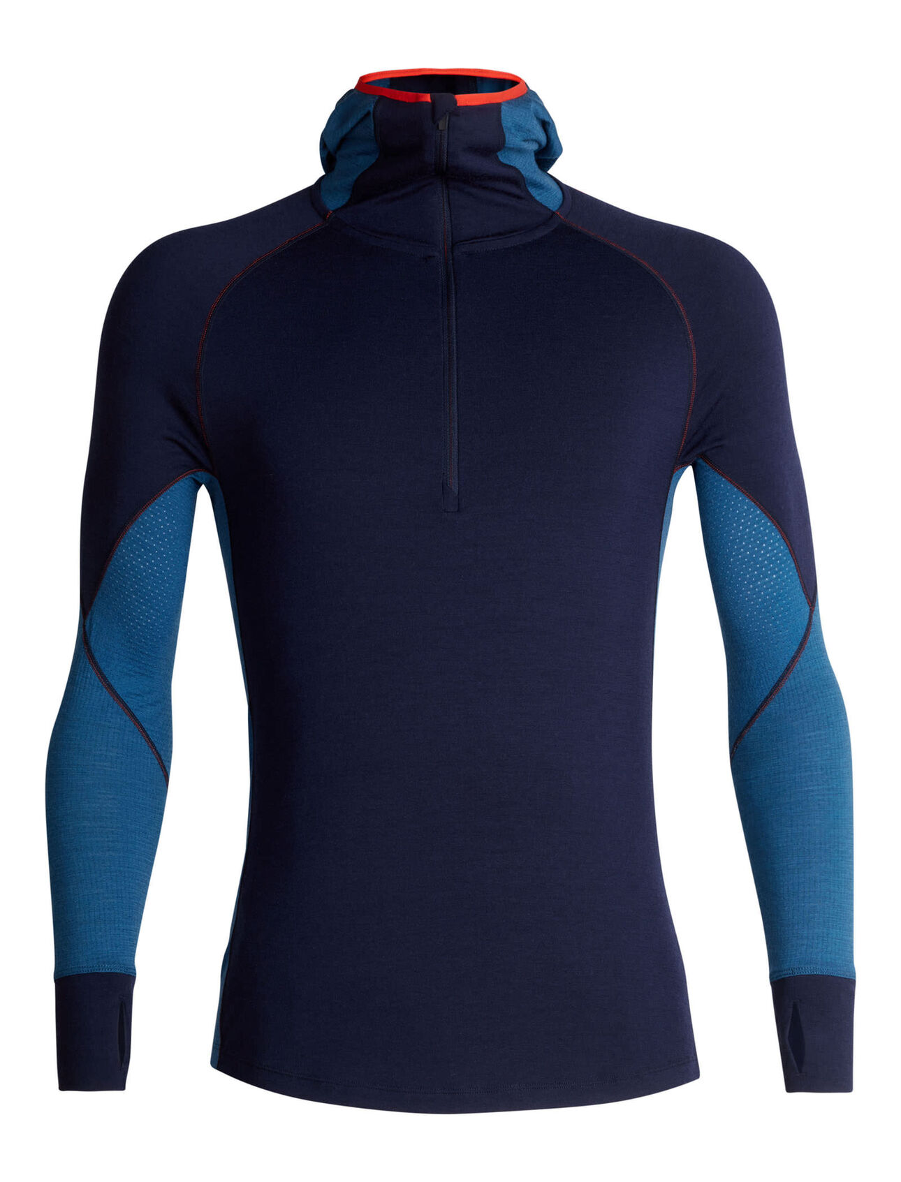 BodyfitZONE™ 260 Zone Long Sleeve Half Zip Hood