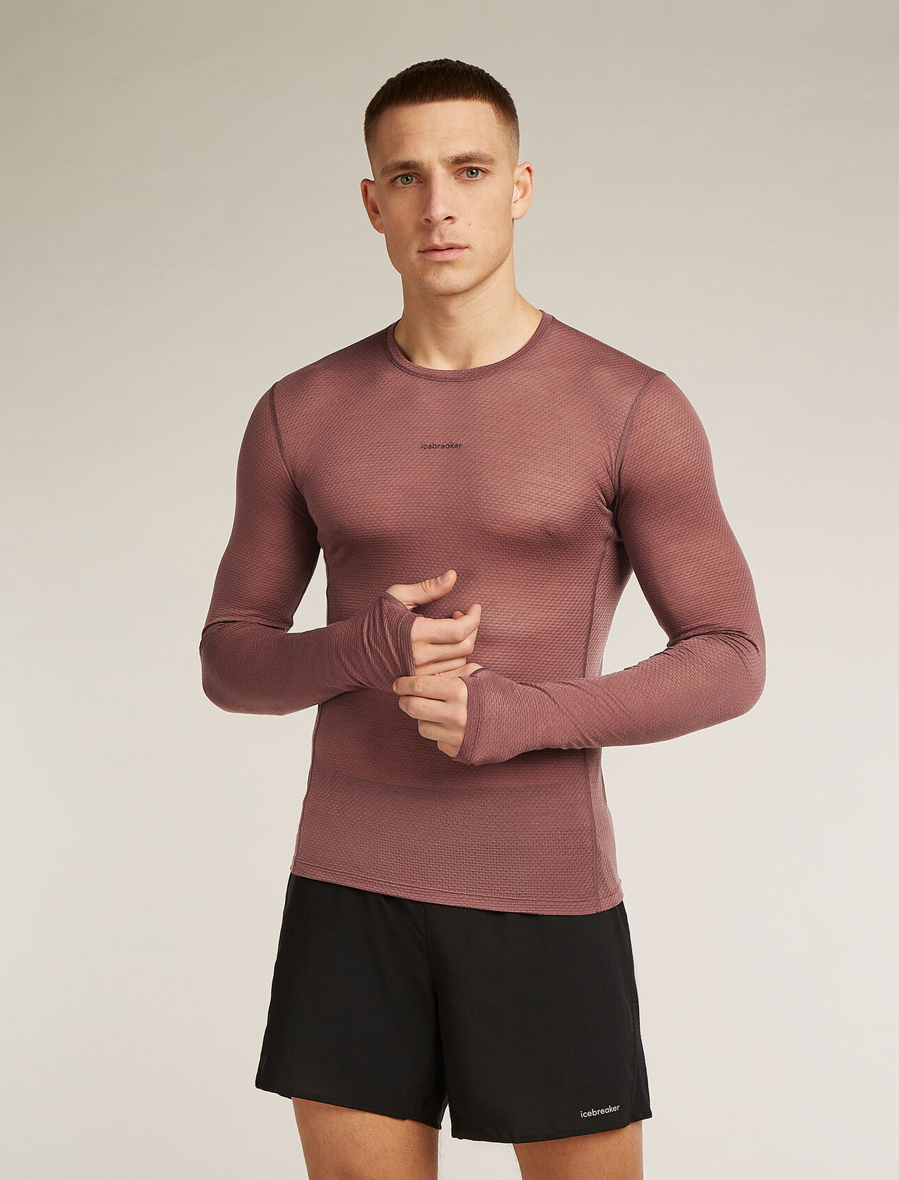 Merinomix 75 Cool-Lite™ Featherlight™ Thermo-Langarmshirt mit Rundhalsausschnitt