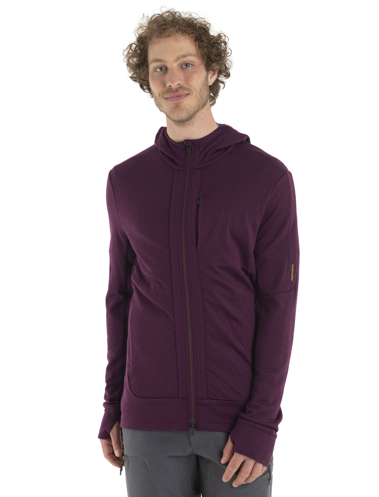 Merino Quantum III Long Sleeve Zip Hoodie - Icebreaker (US)