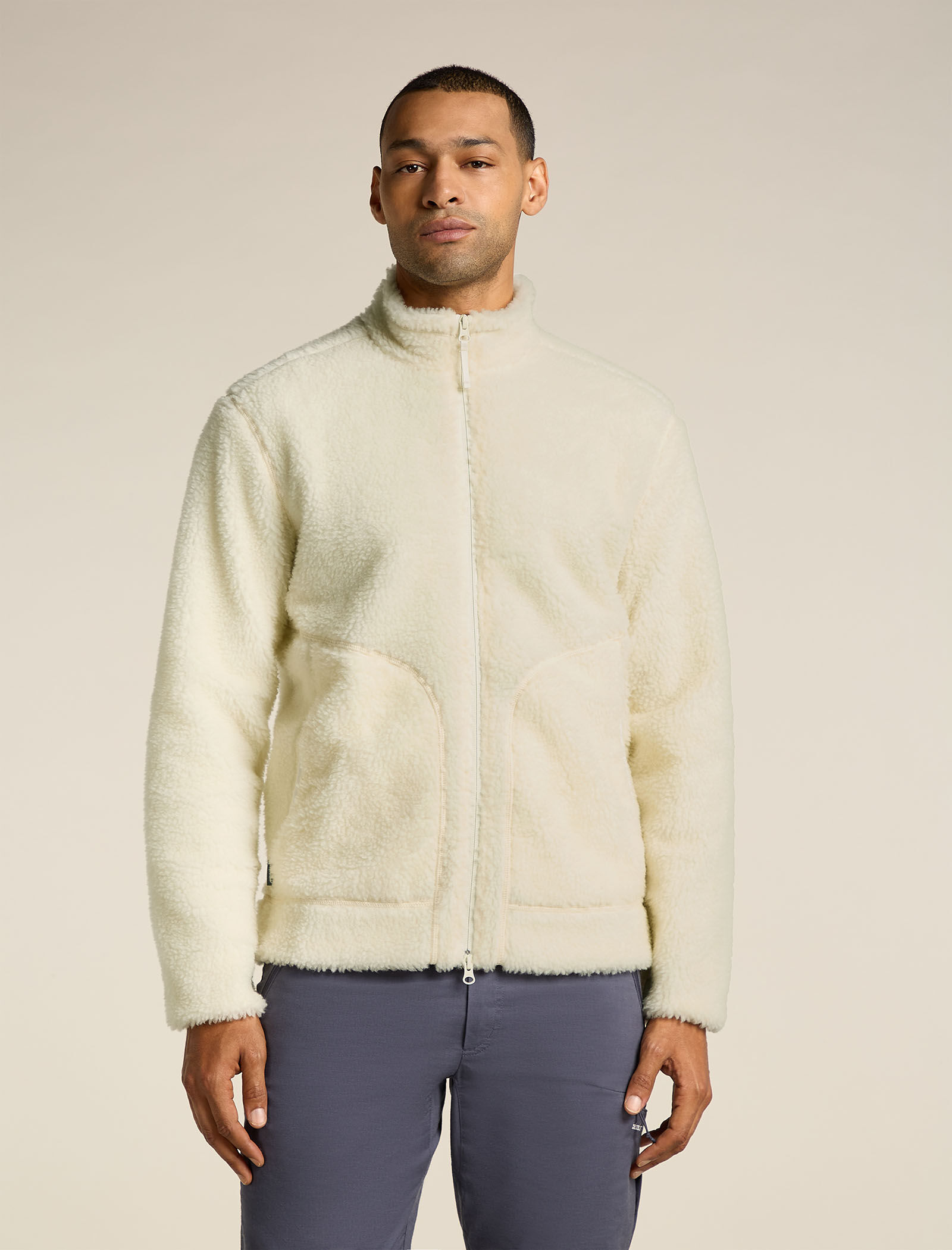 Men s Merino Blend 960 RealFleece High Pile Long Sleeve Zip Jacket