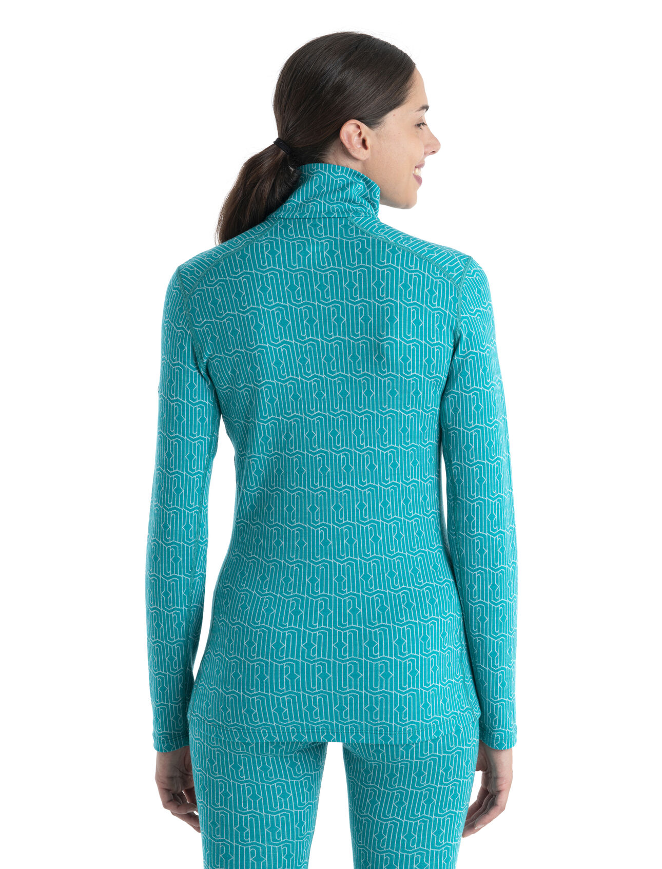 Merino Wool Jacquard Base Layer Clothes Men′ S Long Sleeve Thermal