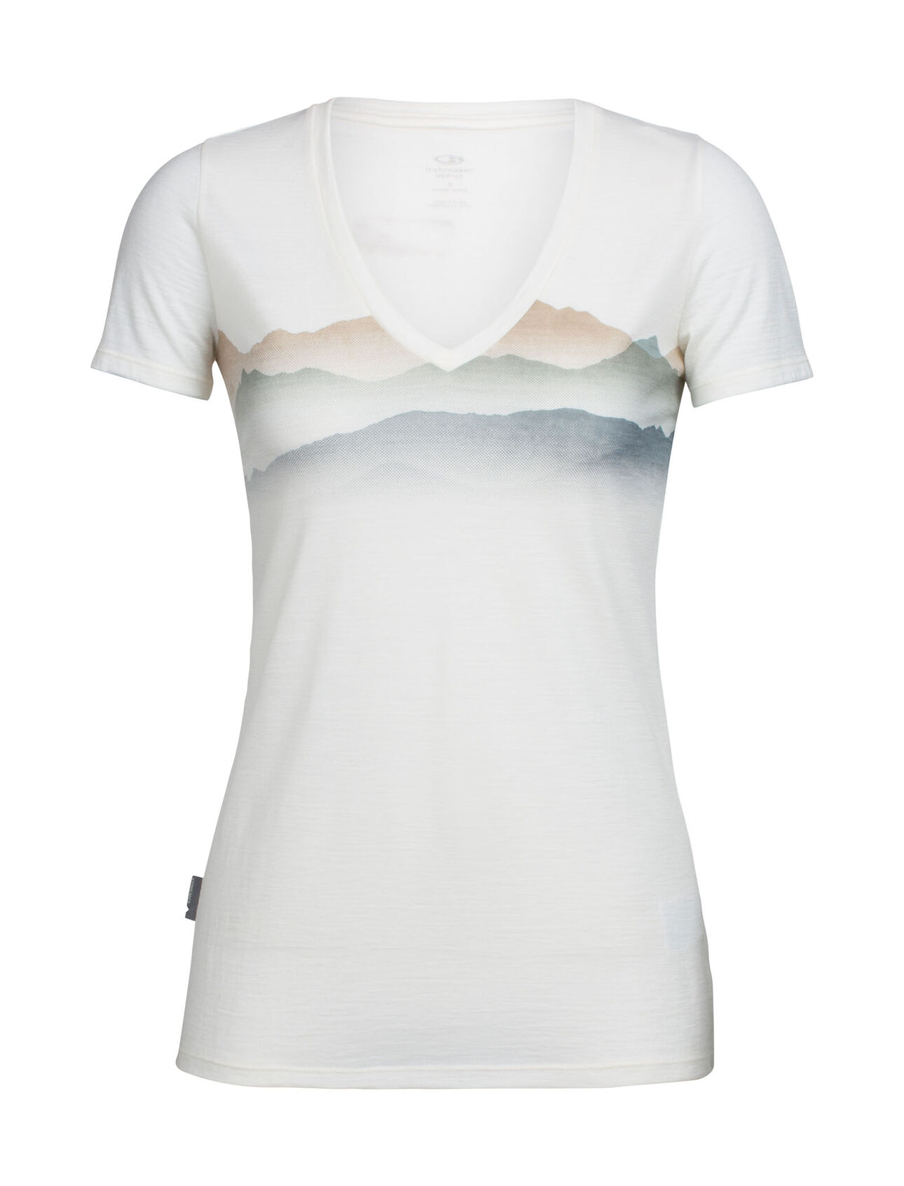 in de buurt applaus Zinloos Women's Merino Tech Lite Short Sleeve V Misty Horizon | icebreaker