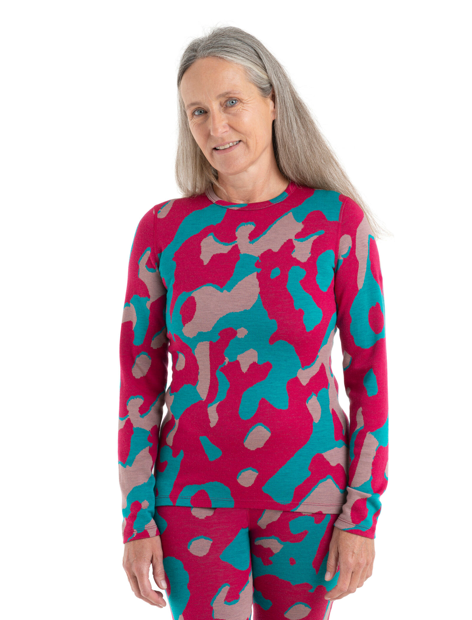 Women s Merino 260 Vertex Long Sleeve Thermal Top Natural Shades
