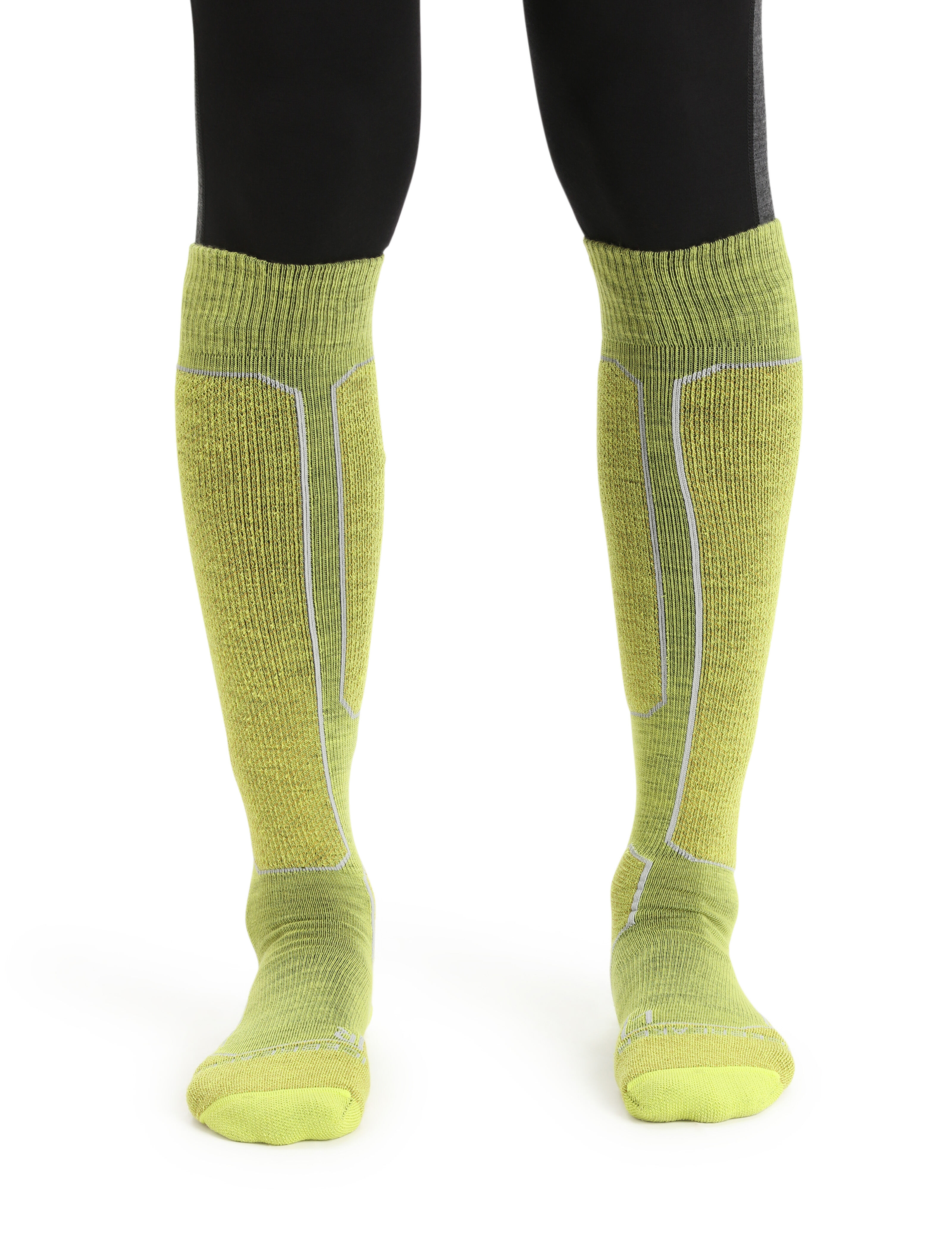 Marca IcebreakerIcebreaker Over The Calf Medium Cushion Wool Ski Socks For Men Calzini Uomo 