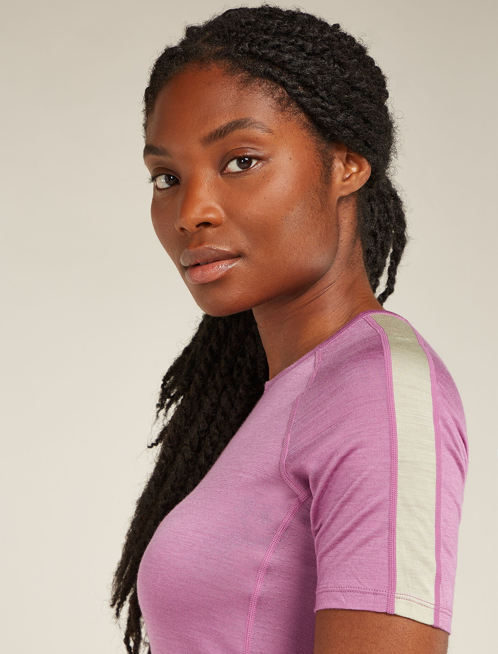 Women's short sleeve thermal top top