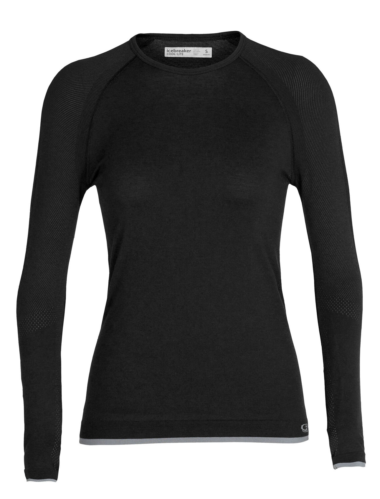 Merino 200 Zone Seamless Long Sleeve Crewe Thermal Top Icebreaker Heat dumping zones, heat retention zones and engineered to move freely. icebreaker